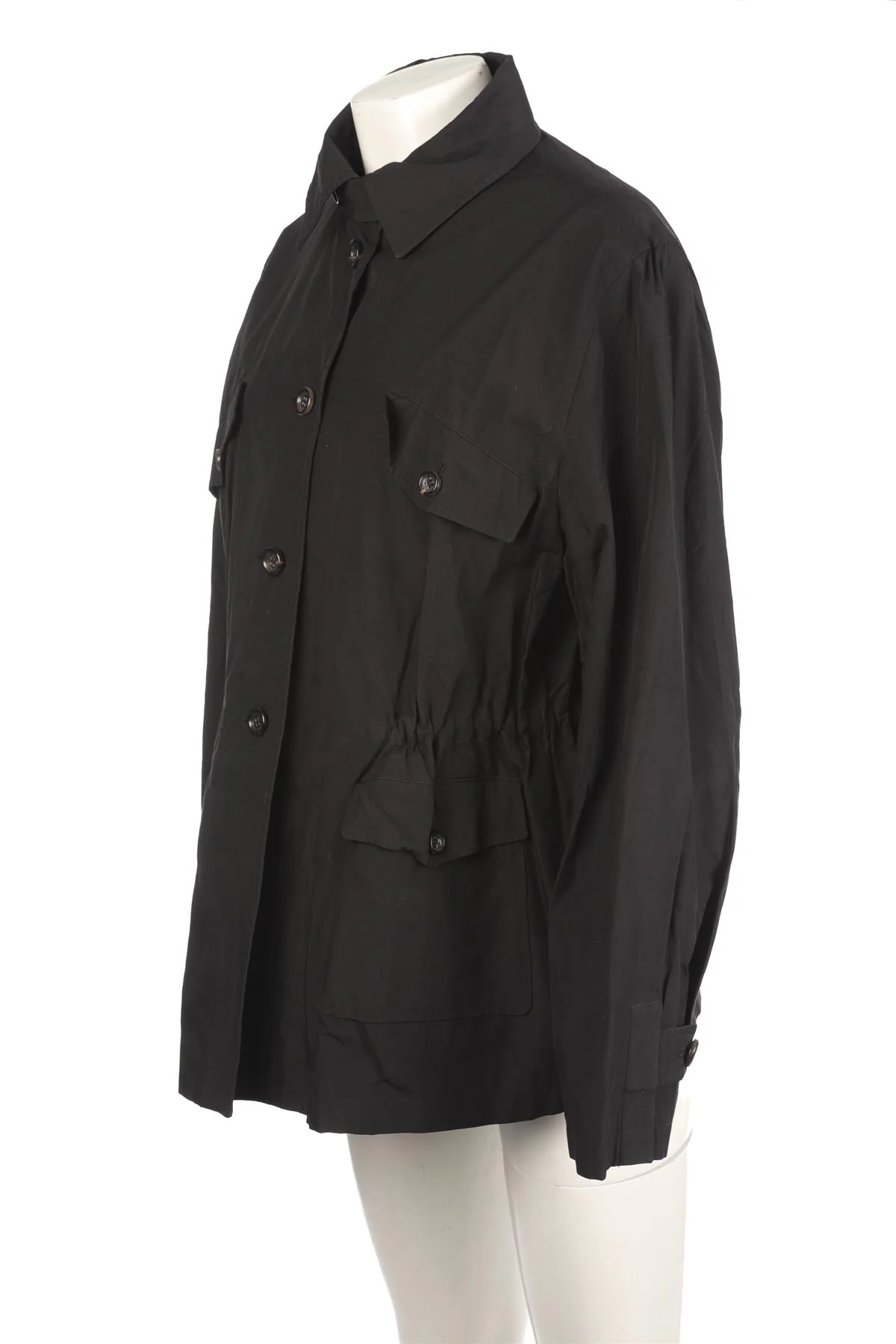 JIL SANDER BLACK WOVEN JACKET DE 38 UK 10 - Image 3