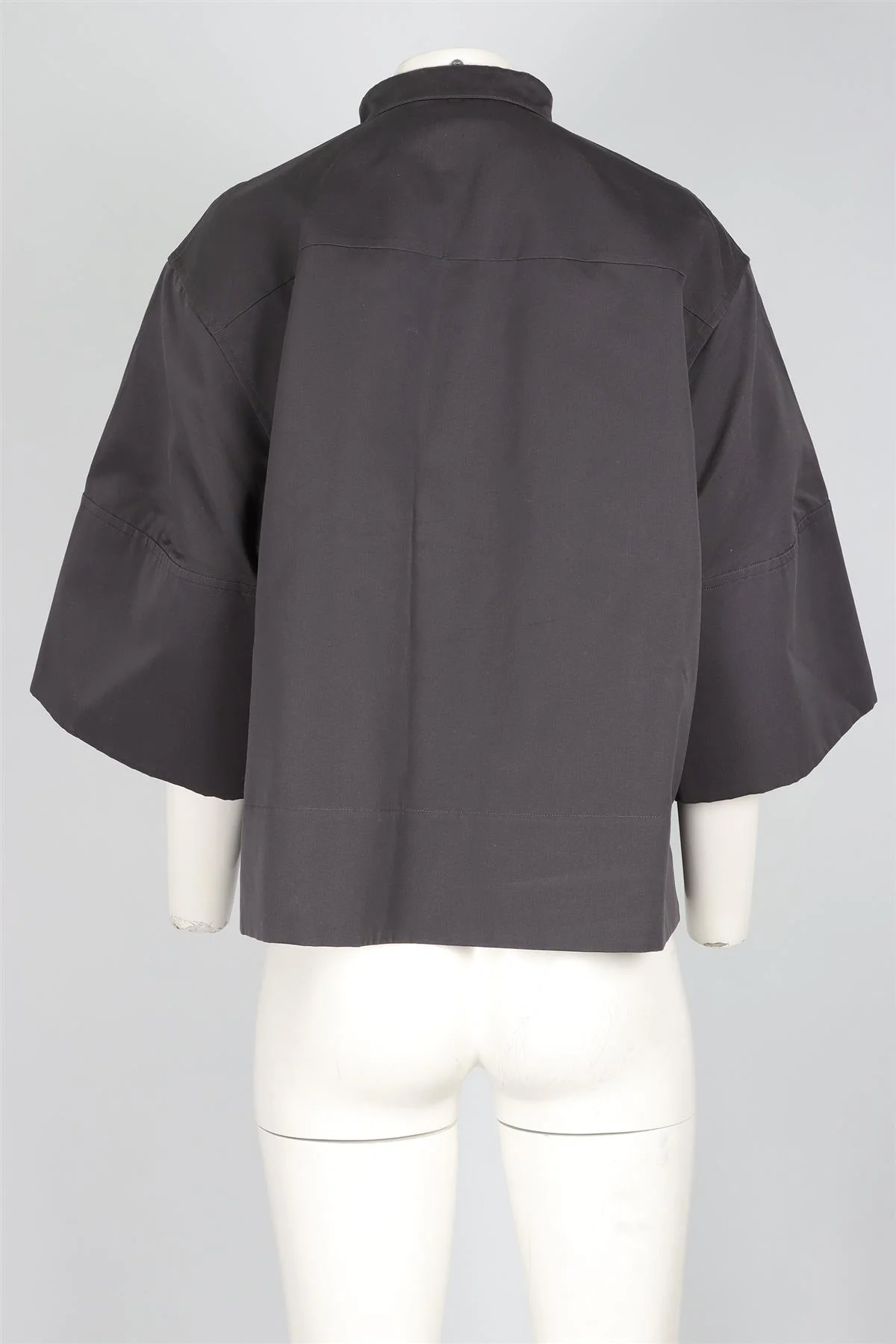 JIL SANDER GREY COTTON SHIRT FR 36 UK 8 - Image 4