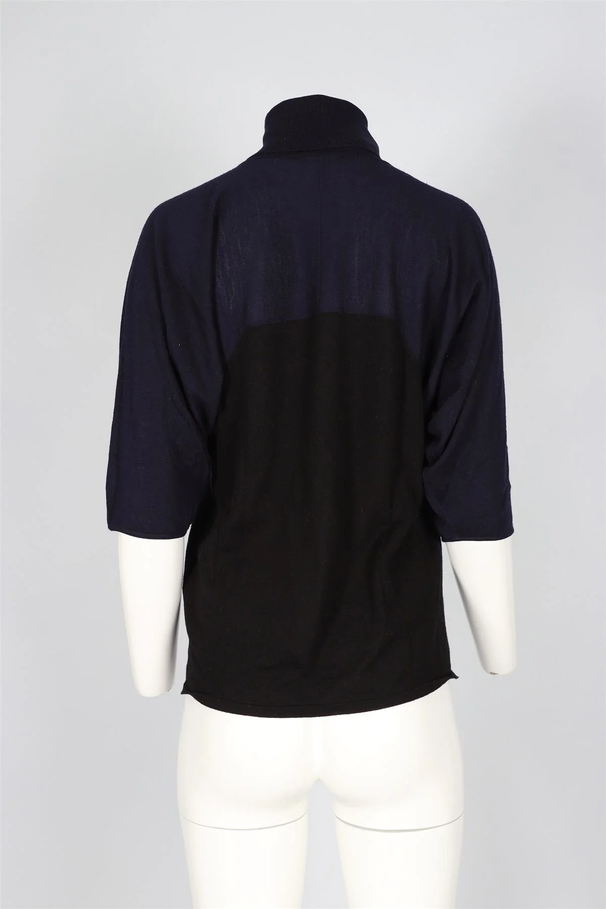 JIL SANDER NAVY WOOL SWEATER MEDIUM - Image 4
