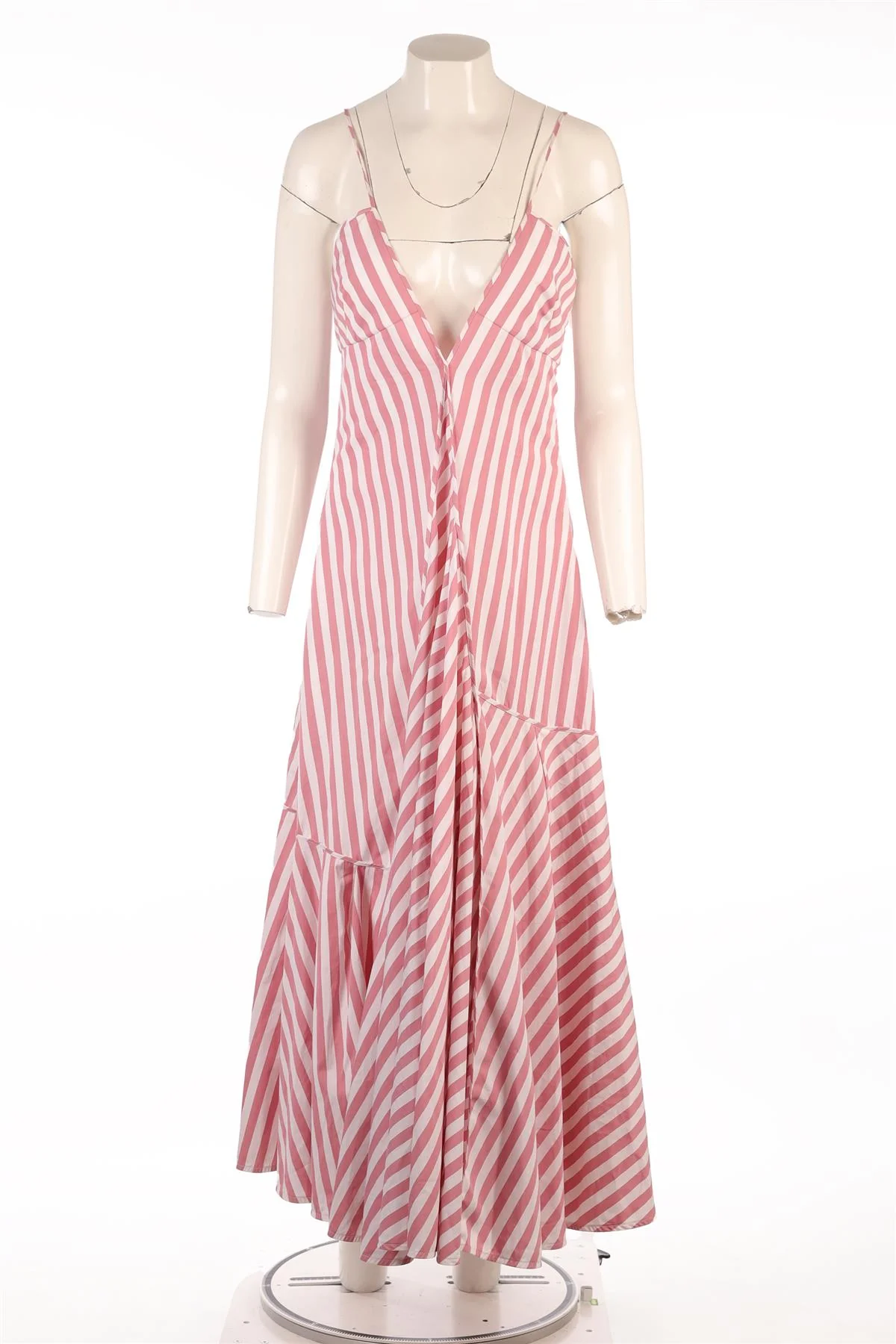 JIL SANDER PINK COTTON MAXI DRESS FR 38 UK 10 - Image 2