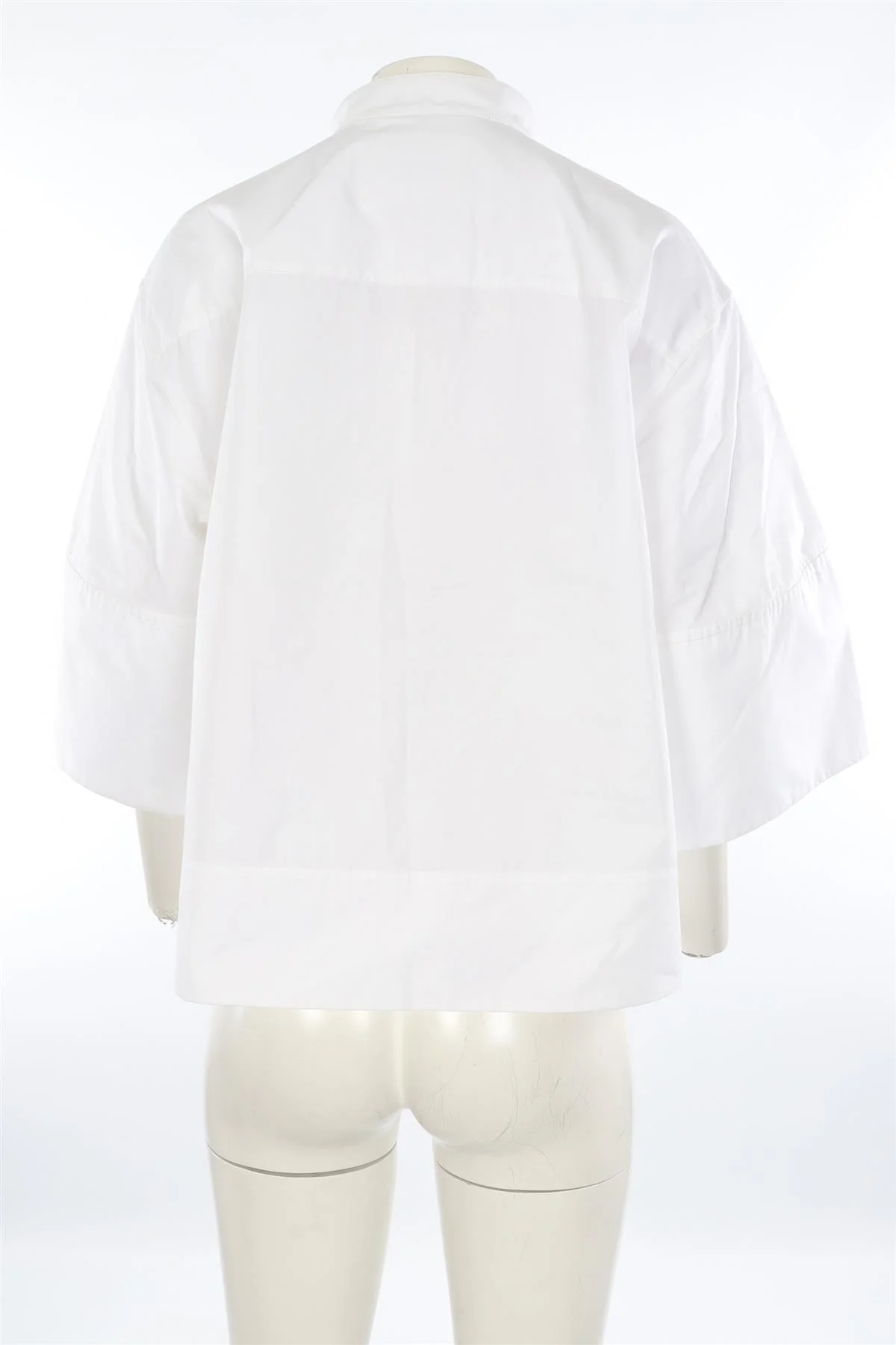 JIL SANDER WHITE COTTON SHIRT FR 36 UK 8 - Image 4