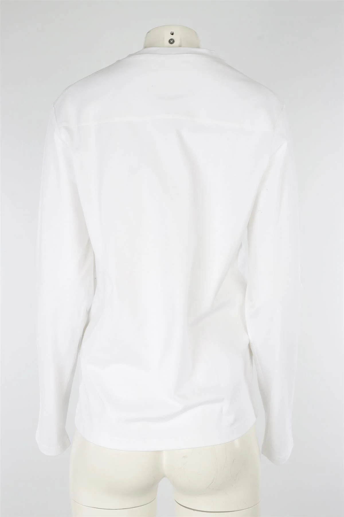 JIL SANDER WHITE COTTON TOP MEDIUM - Image 4