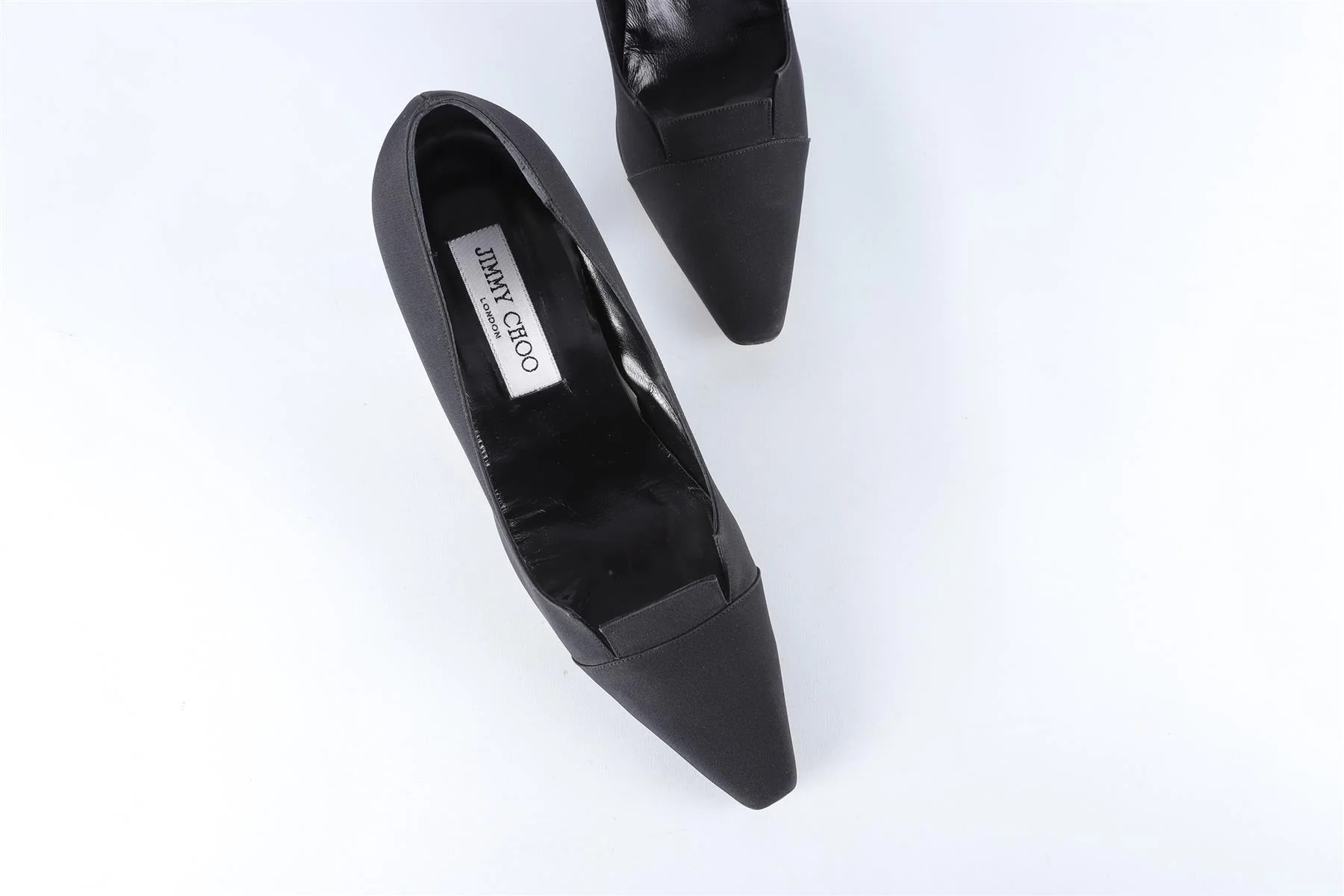 JIMMY CHOO BLACK GROSGRAIN PUMPS EU 38 UK 5 US 8 - Image 4