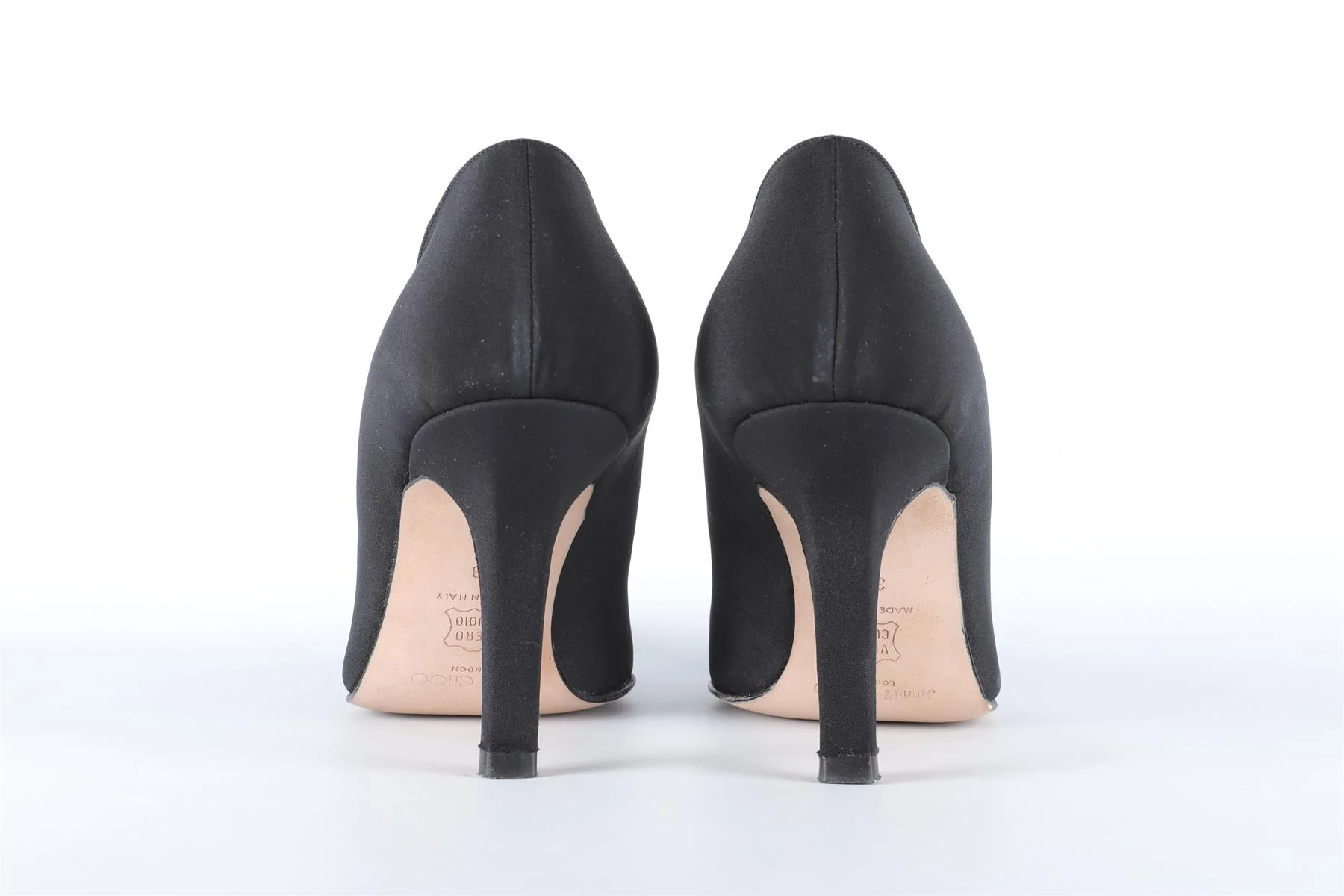 JIMMY CHOO BLACK GROSGRAIN PUMPS EU 38 UK 5 US 8 - Image 5