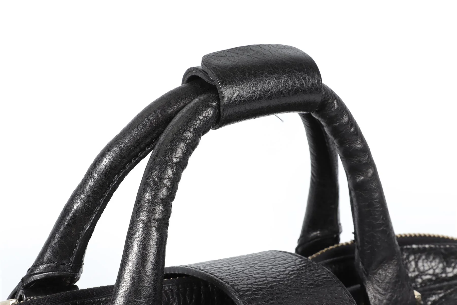 JIMMY CHOO BLACK RAPHAEL LEATHER SUITCASE - Image 10