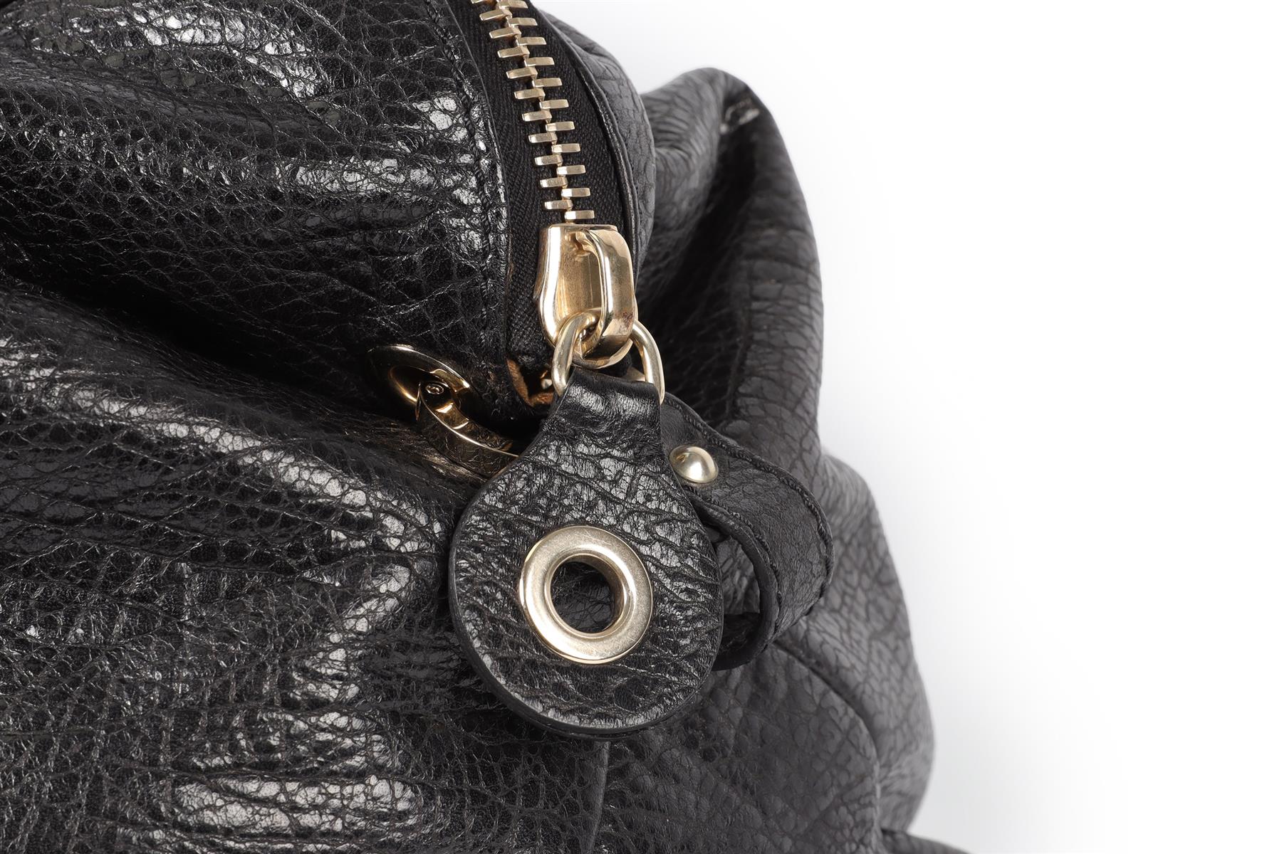 JIMMY CHOO BLACK RAPHAEL LEATHER SUITCASE - Image 11