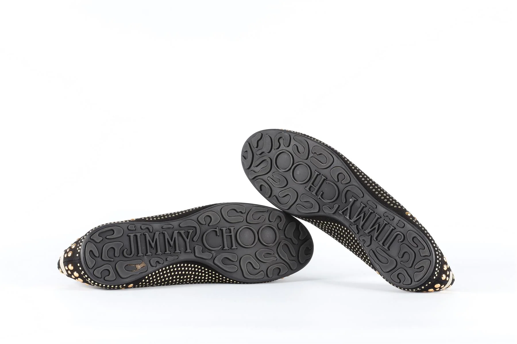 JIMMY CHOO BLACK SUEDE BALLET FLATS EU 39 UK 6 US 9 - Image 6
