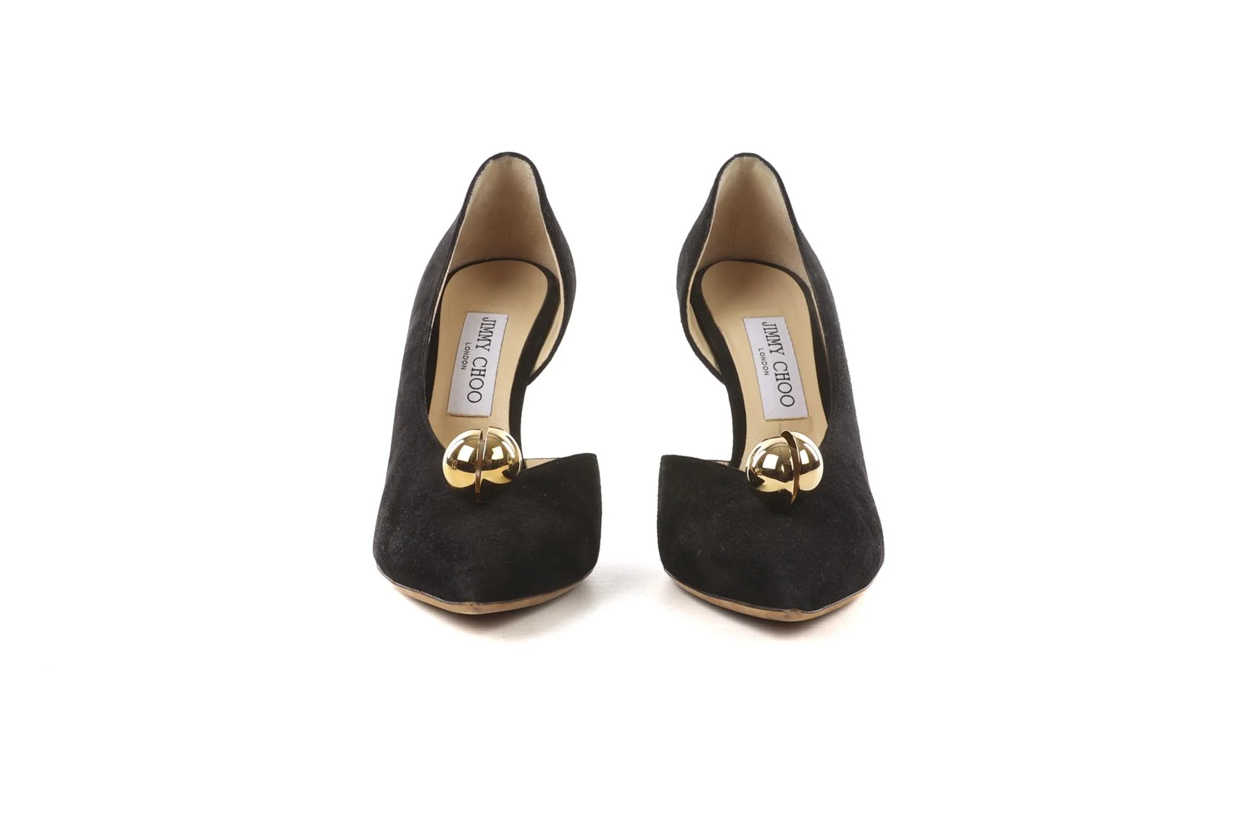 JIMMY CHOO BLACK SUEDE PUMPS EU 38.5 UK 5.5 US 8.5 - Image 3
