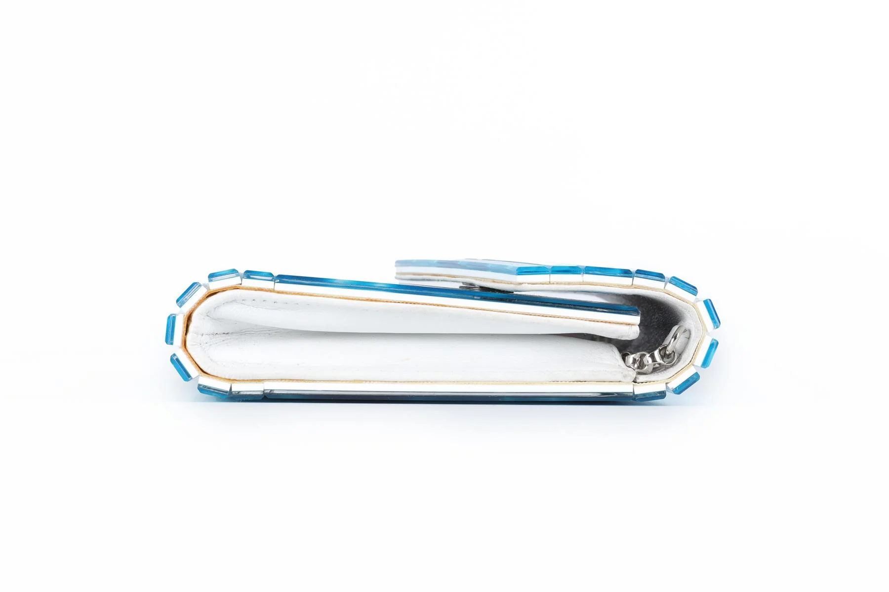 JIMMY CHOO BLUE CANDY ACRYLIC CLUTCH - Image 6