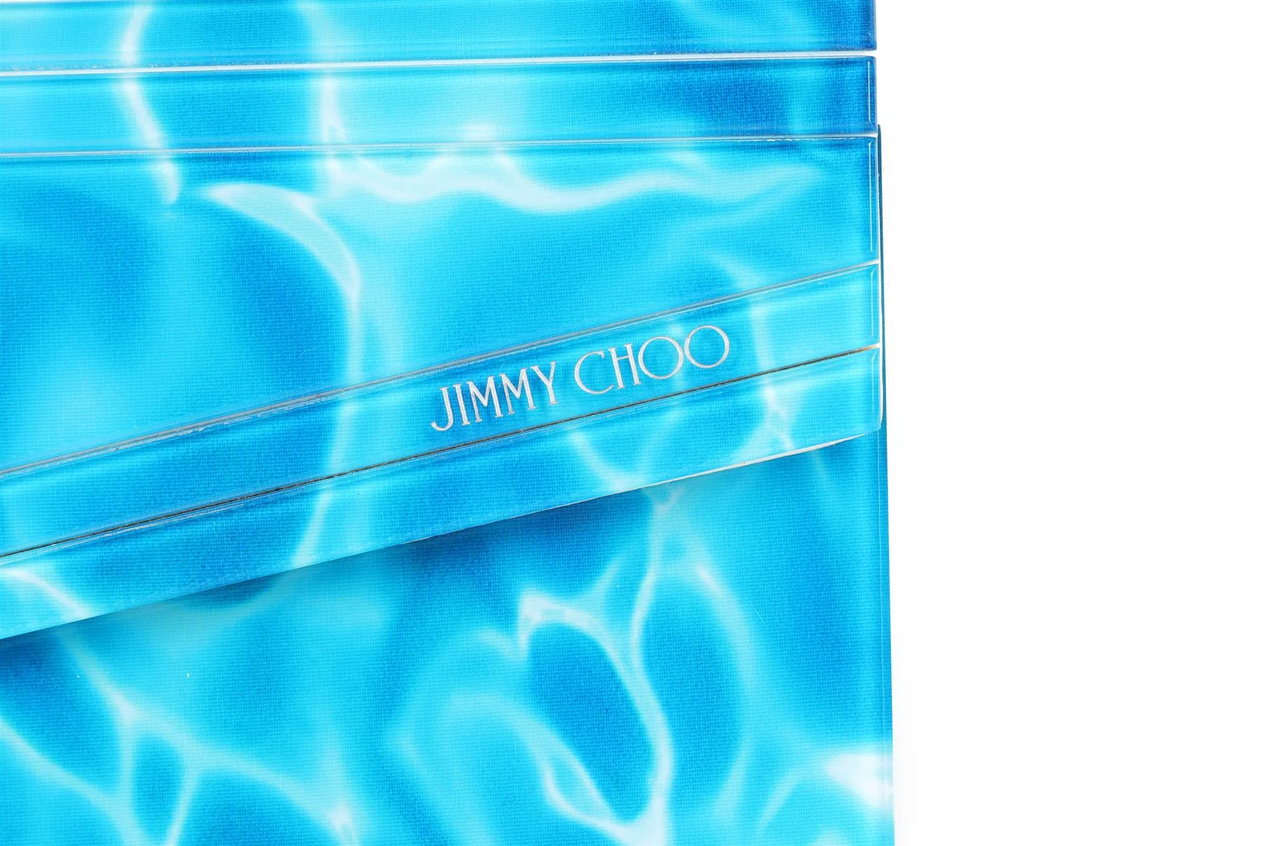 JIMMY CHOO BLUE CANDY ACRYLIC CLUTCH - Image 9