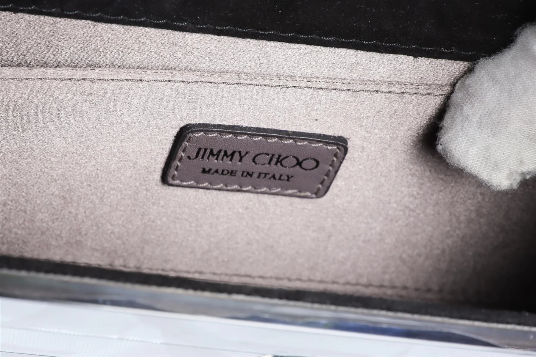 JIMMY CHOO BLUE SWEETIE ACRYLIC CLUTCH - Image 12