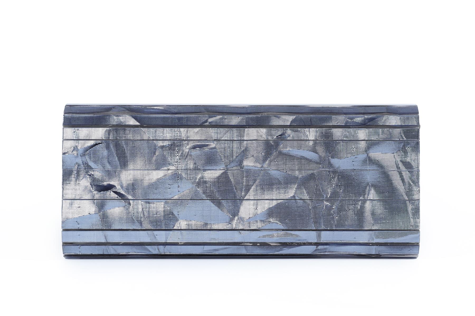 JIMMY CHOO BLUE SWEETIE ACRYLIC CLUTCH - Image 7