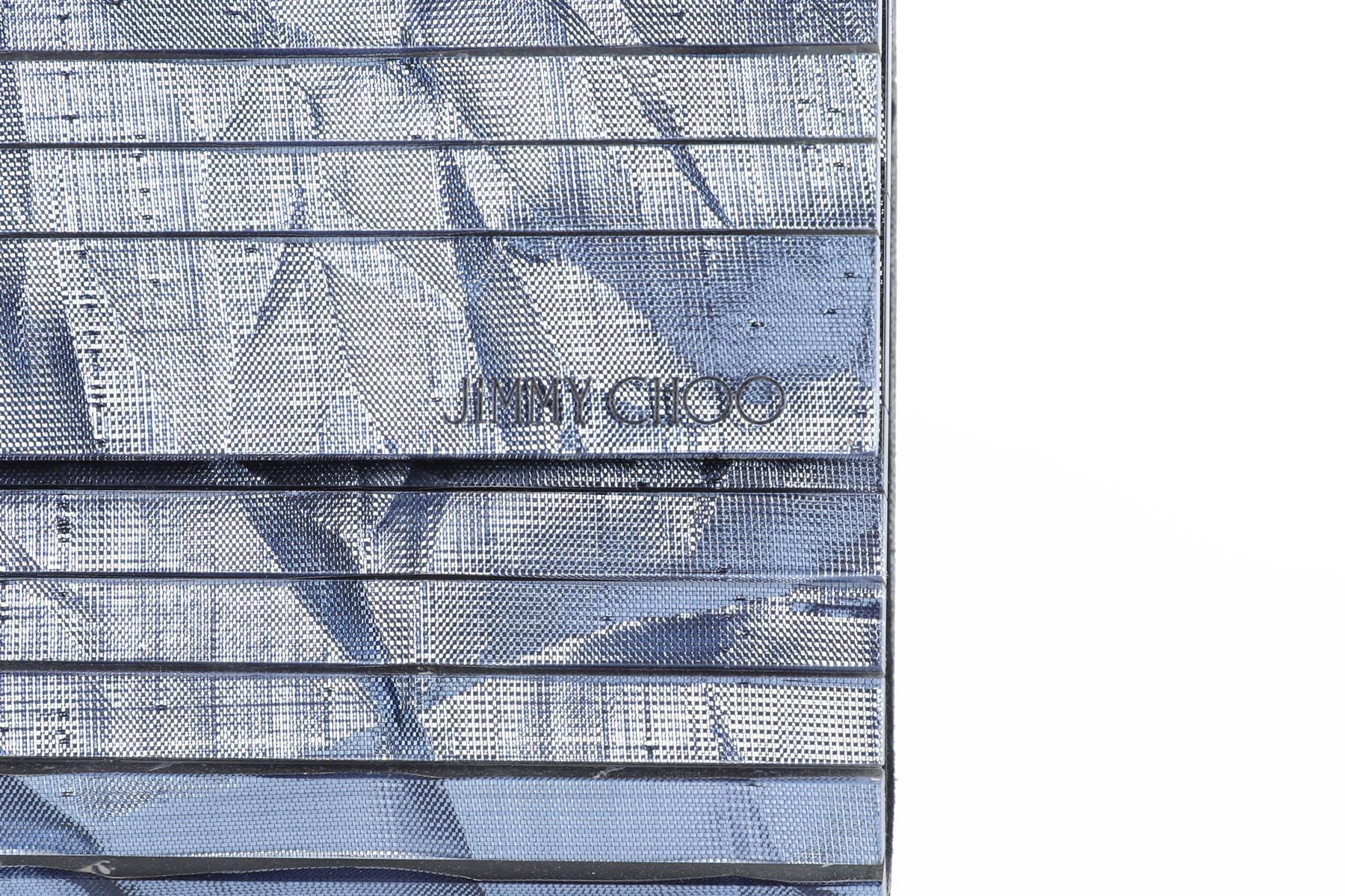 JIMMY CHOO BLUE SWEETIE ACRYLIC CLUTCH - Image 9