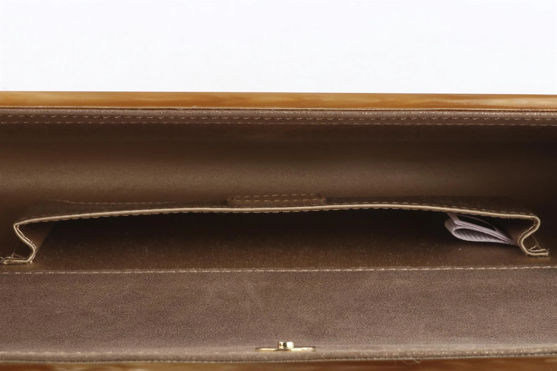 JIMMY CHOO GOLD ACETATE CLUTCH - Image 11