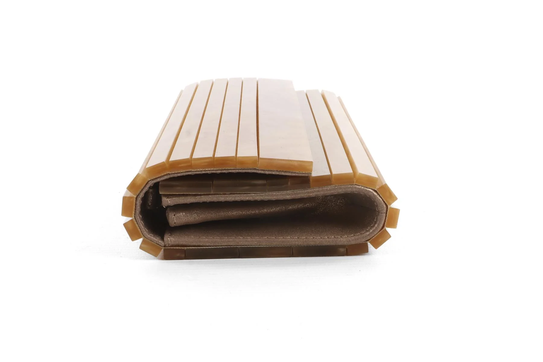 JIMMY CHOO GOLD ACETATE CLUTCH - Image 5