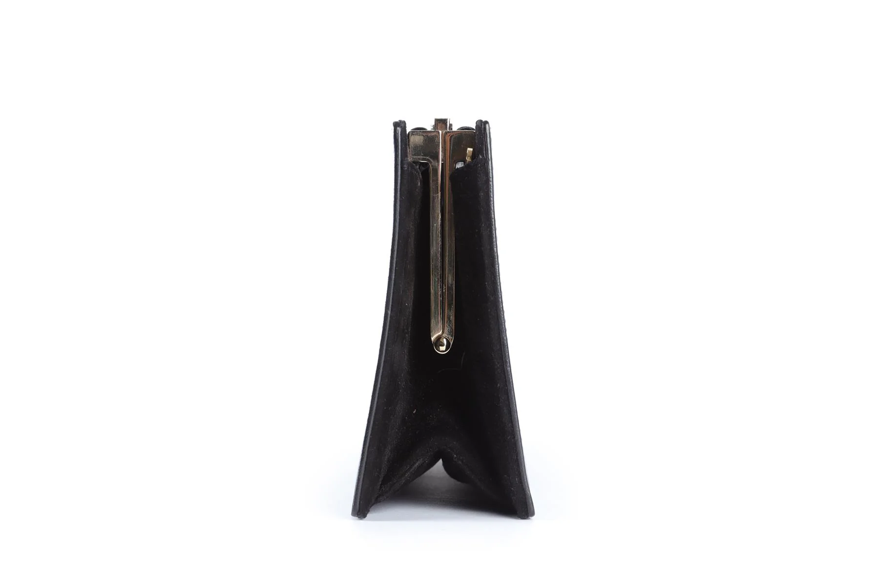 JIMMY CHOO NAVY LEATHER CLUTCH - Image 6