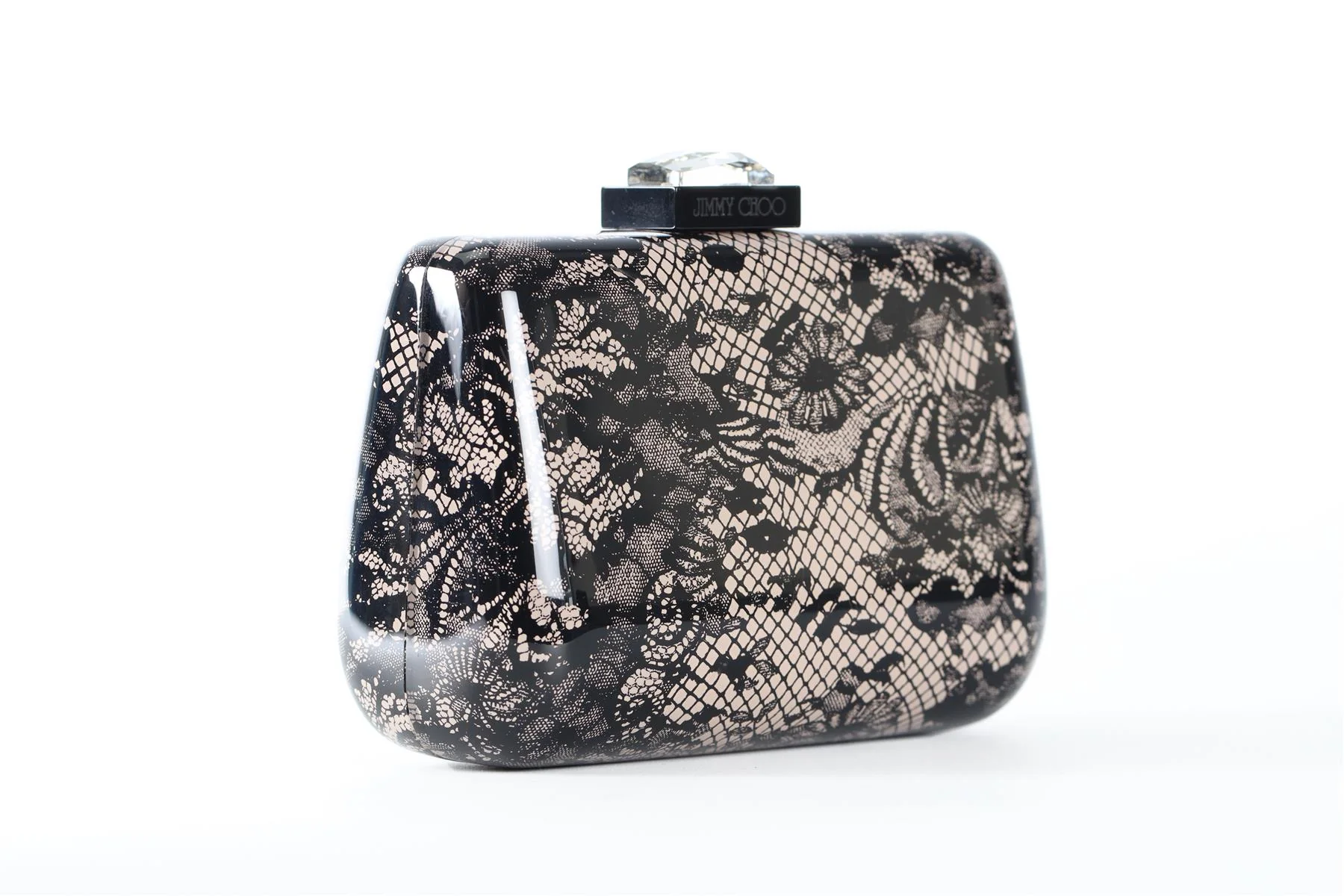 JIMMY CHOO NUDE PERSPEX CLUTCH - Image 3