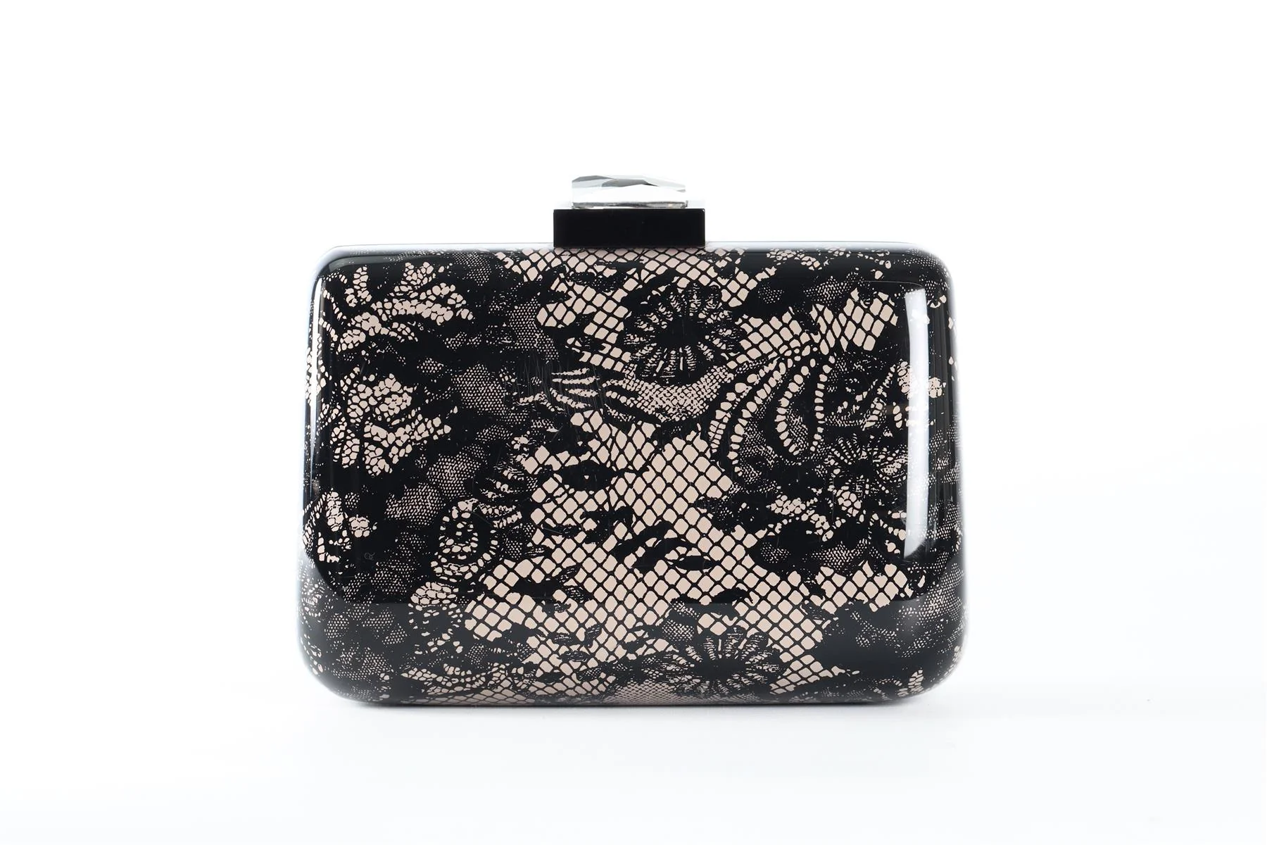JIMMY CHOO NUDE PERSPEX CLUTCH - Image 6