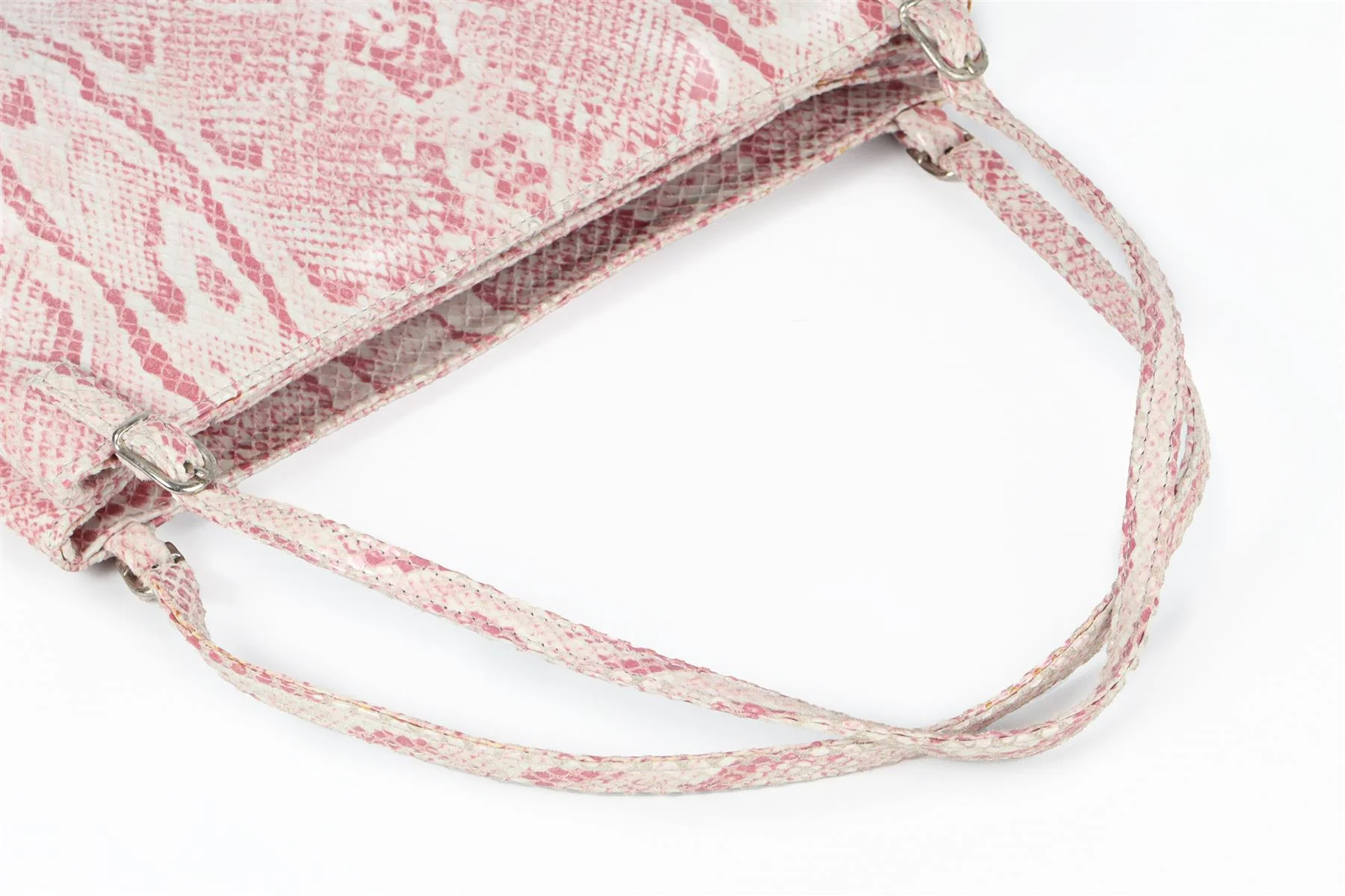 JIMMY CHOO PINK NUBUCK CLUTCH - Image 8