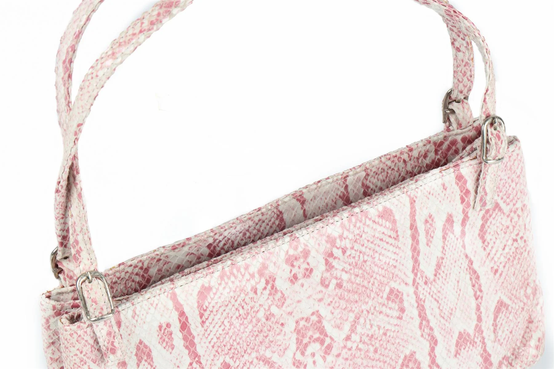 JIMMY CHOO PINK NUBUCK CLUTCH - Image 9