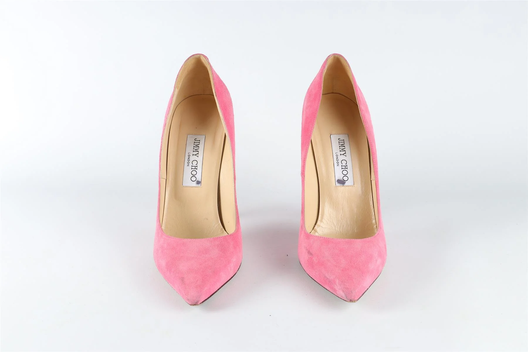 JIMMY CHOO PINK SUEDE PUMPS EU 40 UK 7 US 10 - Image 3