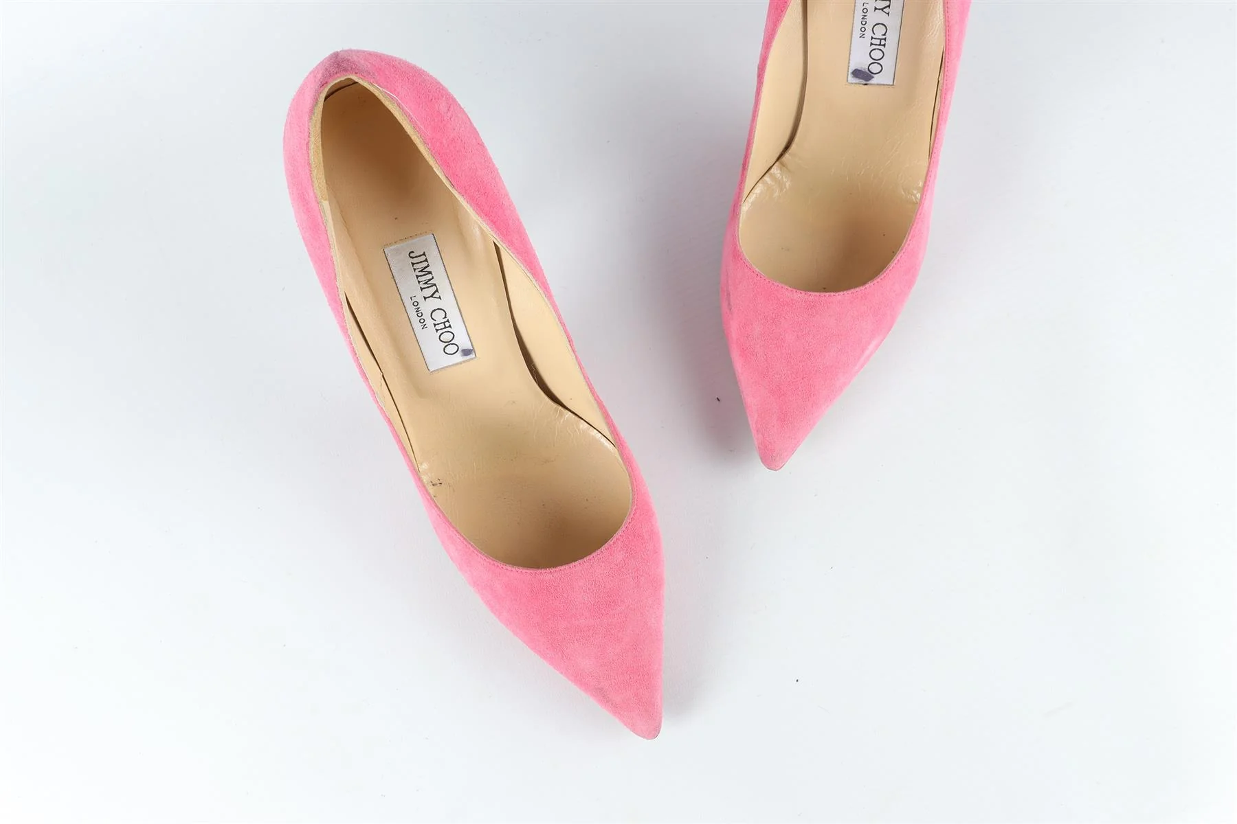 JIMMY CHOO PINK SUEDE PUMPS EU 40 UK 7 US 10 - Image 4
