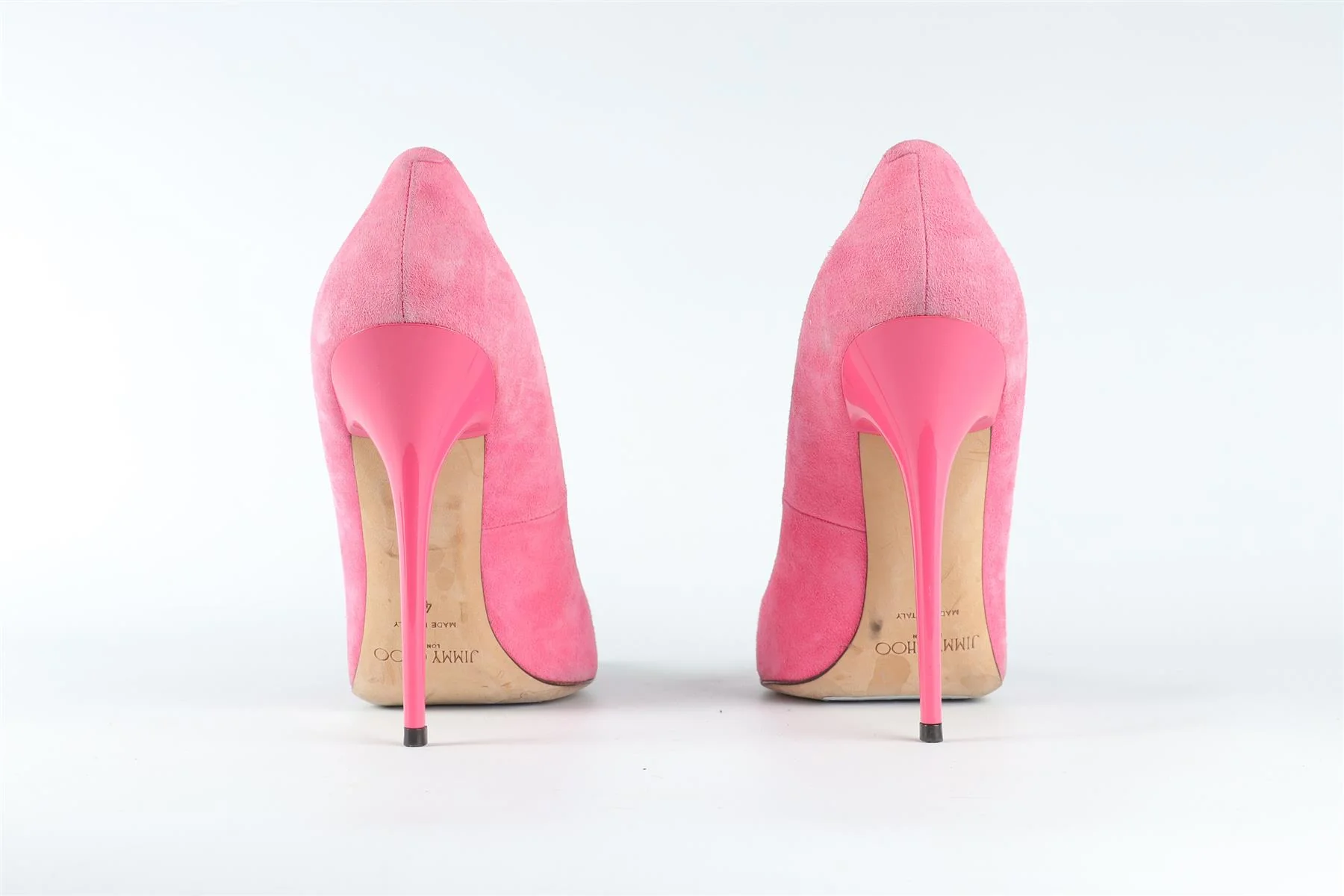 JIMMY CHOO PINK SUEDE PUMPS EU 40 UK 7 US 10 - Image 5