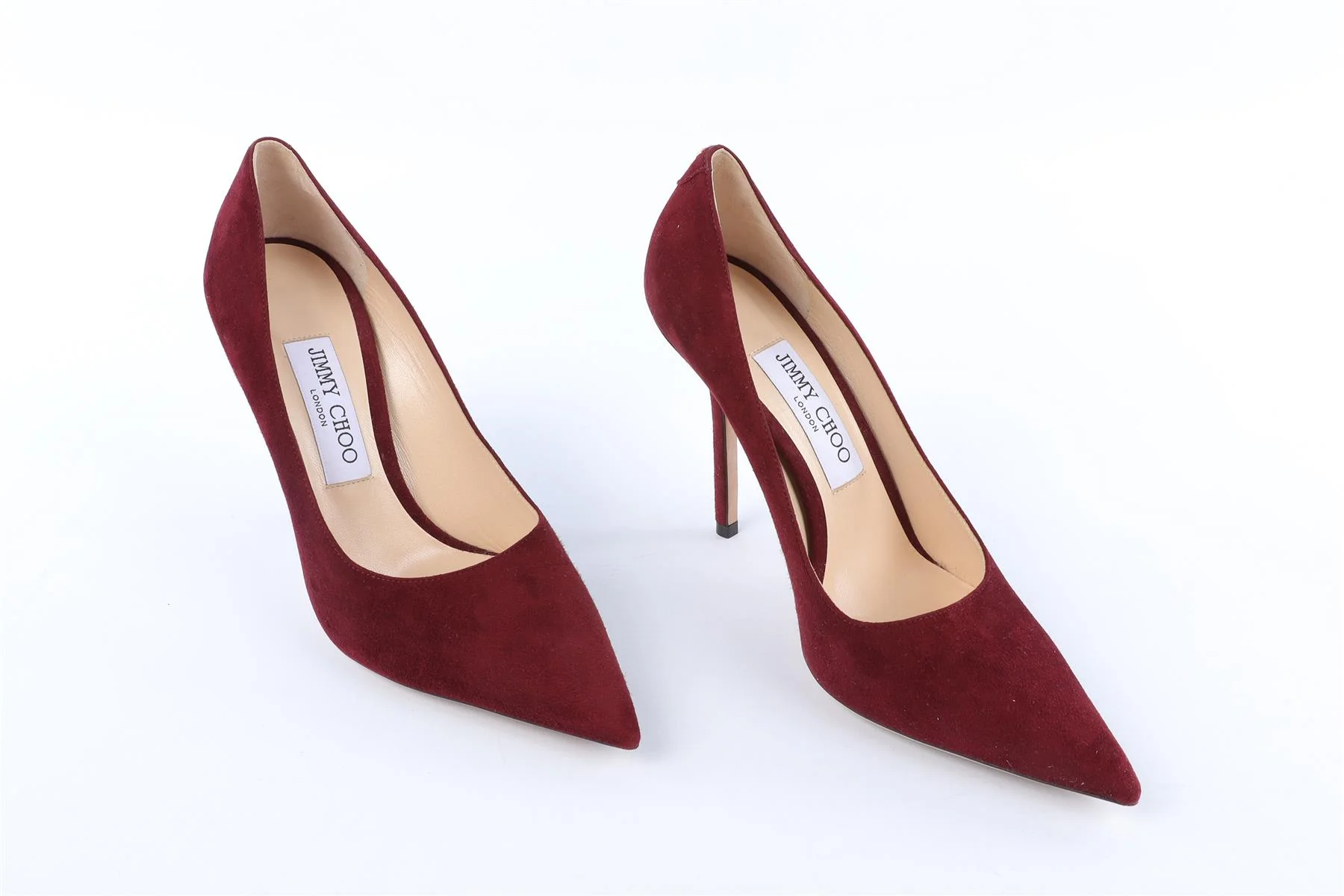 JIMMY CHOO RED SUEDE PUMPS EU 38 UK 5 US 8 - Image 5