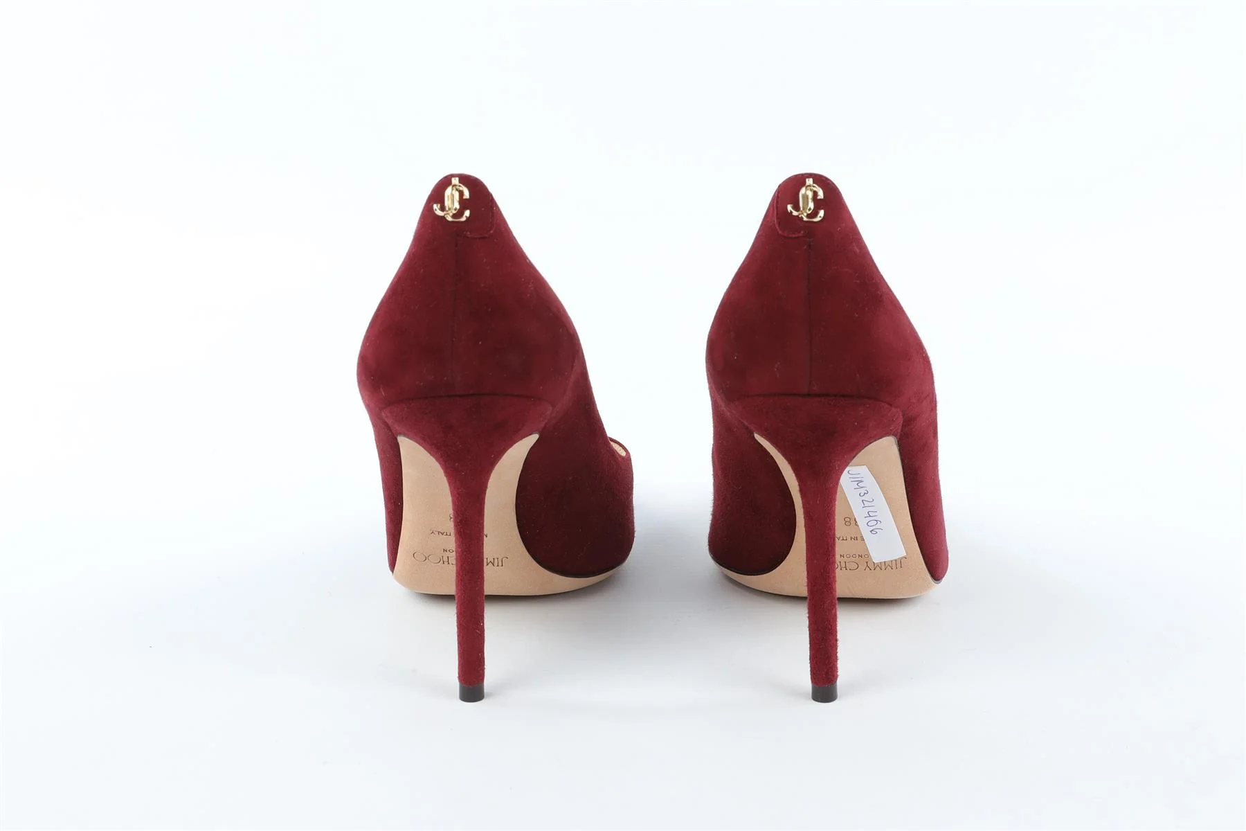JIMMY CHOO RED SUEDE PUMPS EU 38 UK 5 US 8 - Image 6