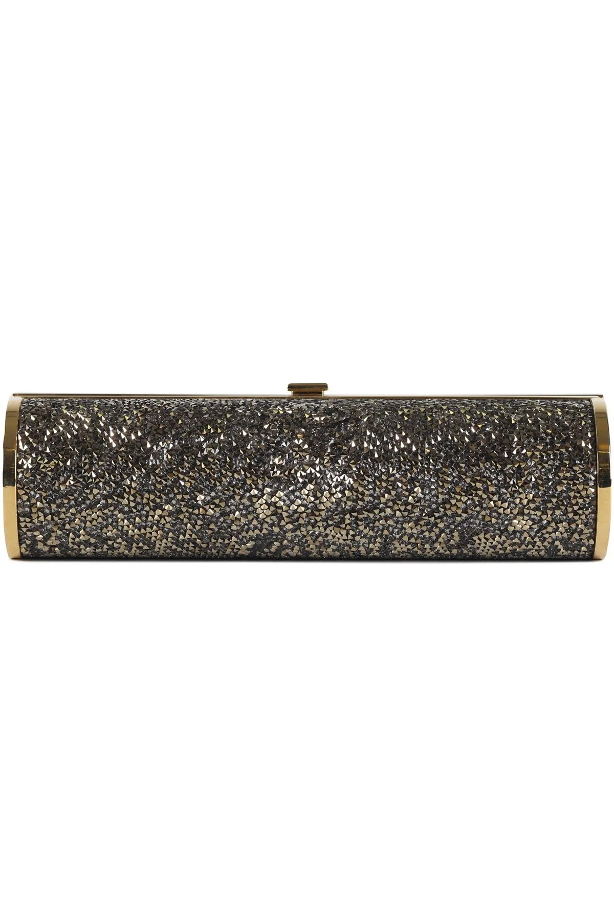 JIMMY CHOO SILVER CRYSTAL AND METAL CLUTCH - Image 10