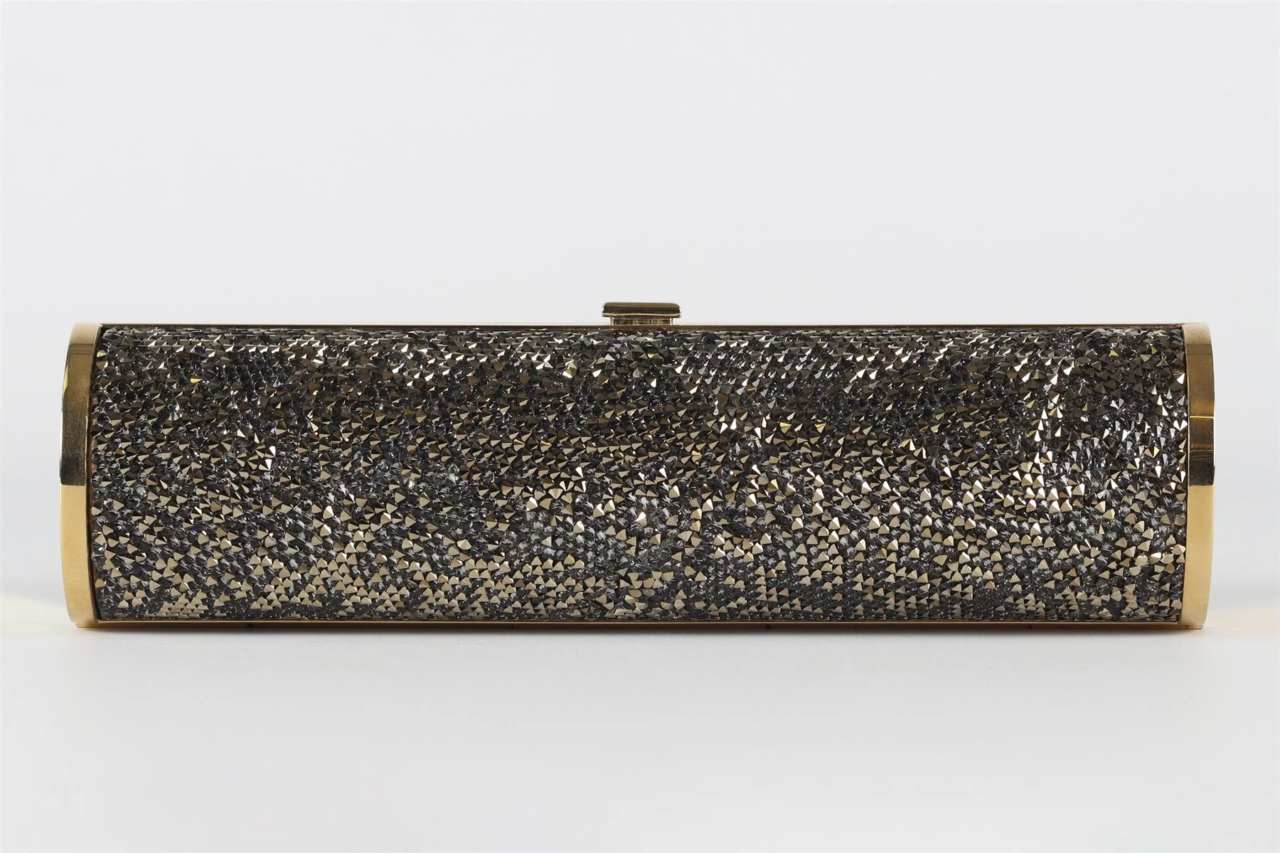 JIMMY CHOO SILVER CRYSTAL AND METAL CLUTCH - Image 15