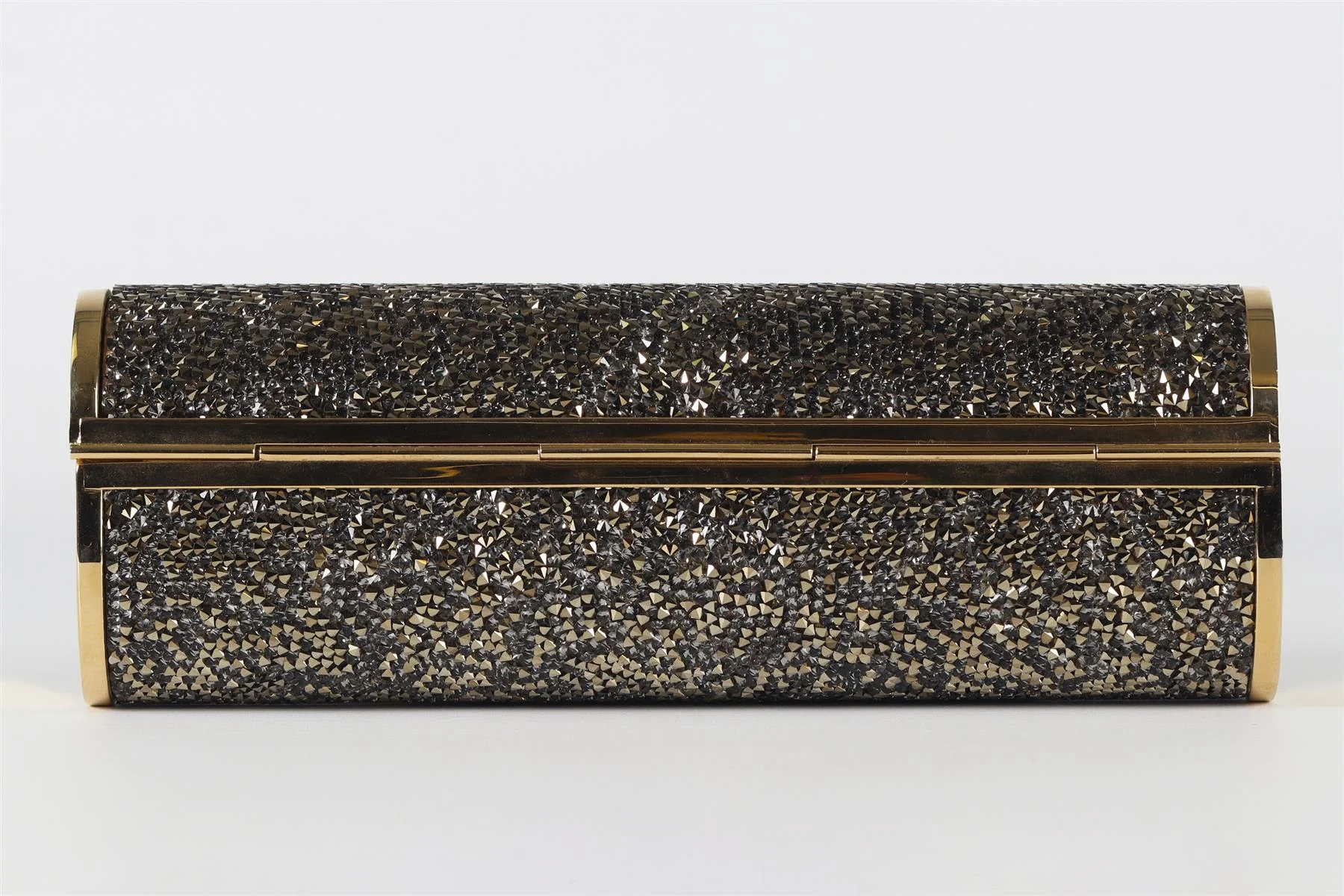 JIMMY CHOO SILVER CRYSTAL AND METAL CLUTCH - Image 16