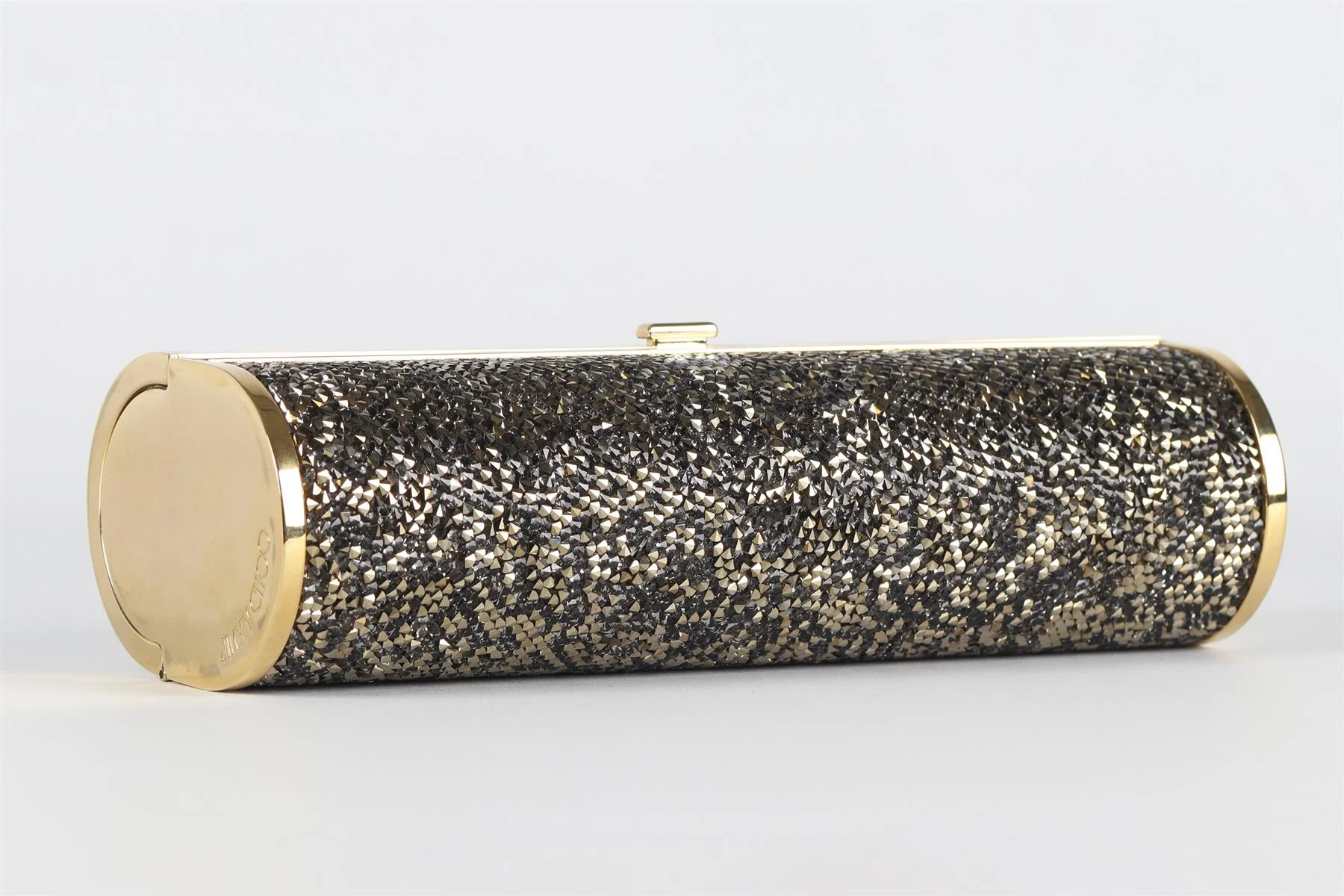 JIMMY CHOO SILVER CRYSTAL AND METAL CLUTCH - Image 3