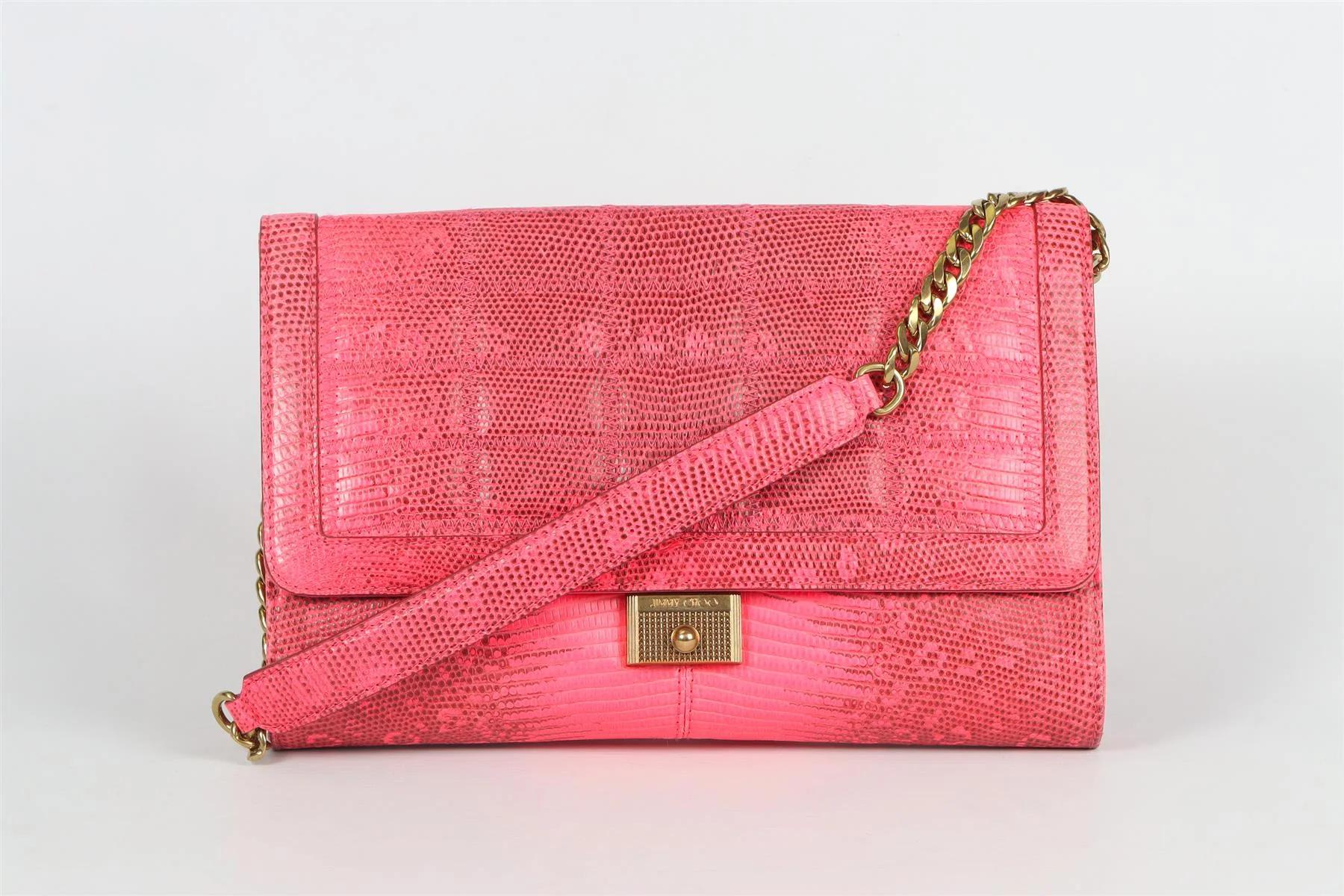 JIMMY CHOO SNAKE EFFECT SHOULDER BAG - Image 2