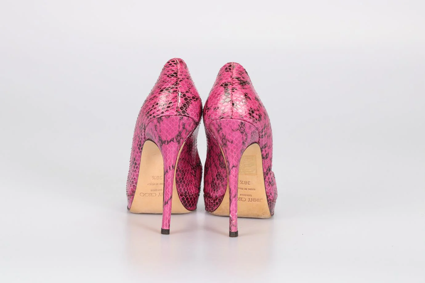 JIMMY CHOO SNAKESKIN PUMPS EU 38.5 UK 5.5 US 8.5 - Image 4
