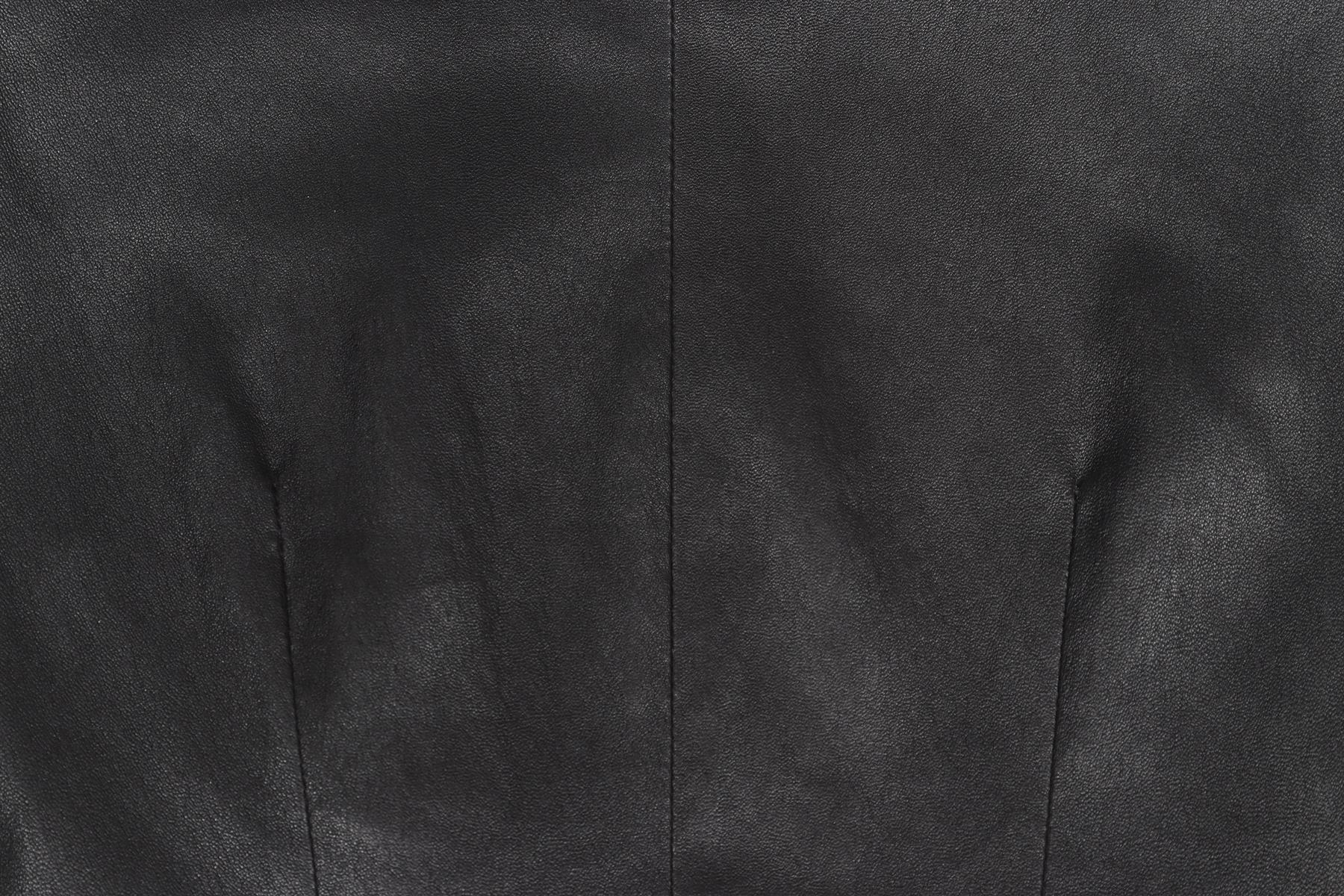 JITROIS BLACK LEATHER JACKET FR 38 UK 10 - Image 5