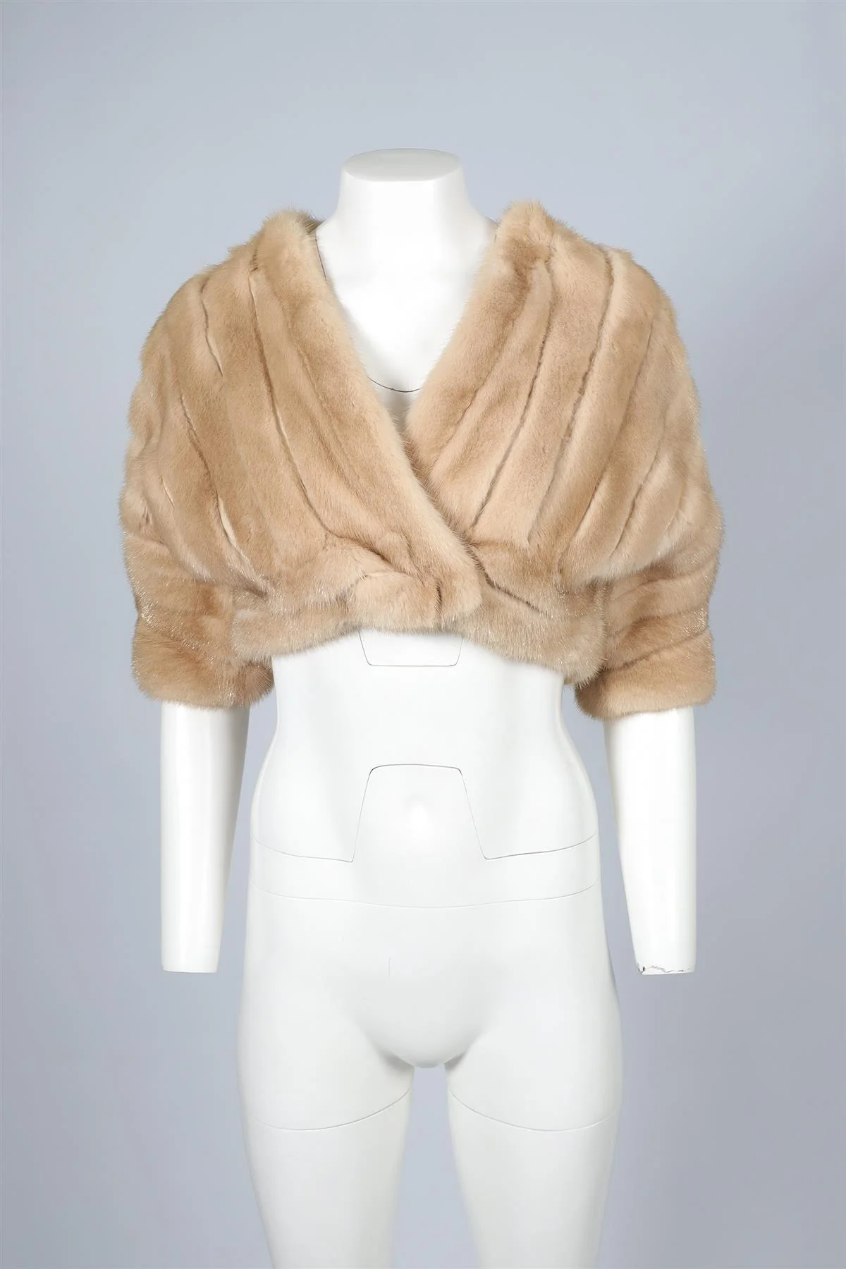 JITROIS BROWN MINK FUR JACKET SMALL - Image 2