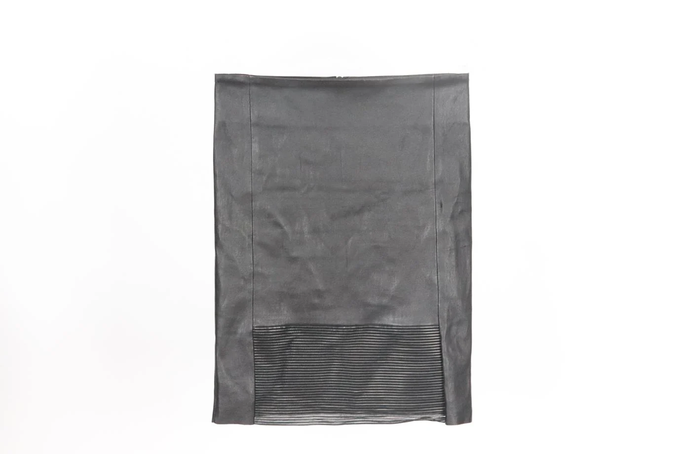 JITROIS STRETCH LEATHER MINI SKIRT FR 34 UK 6 - Image 2