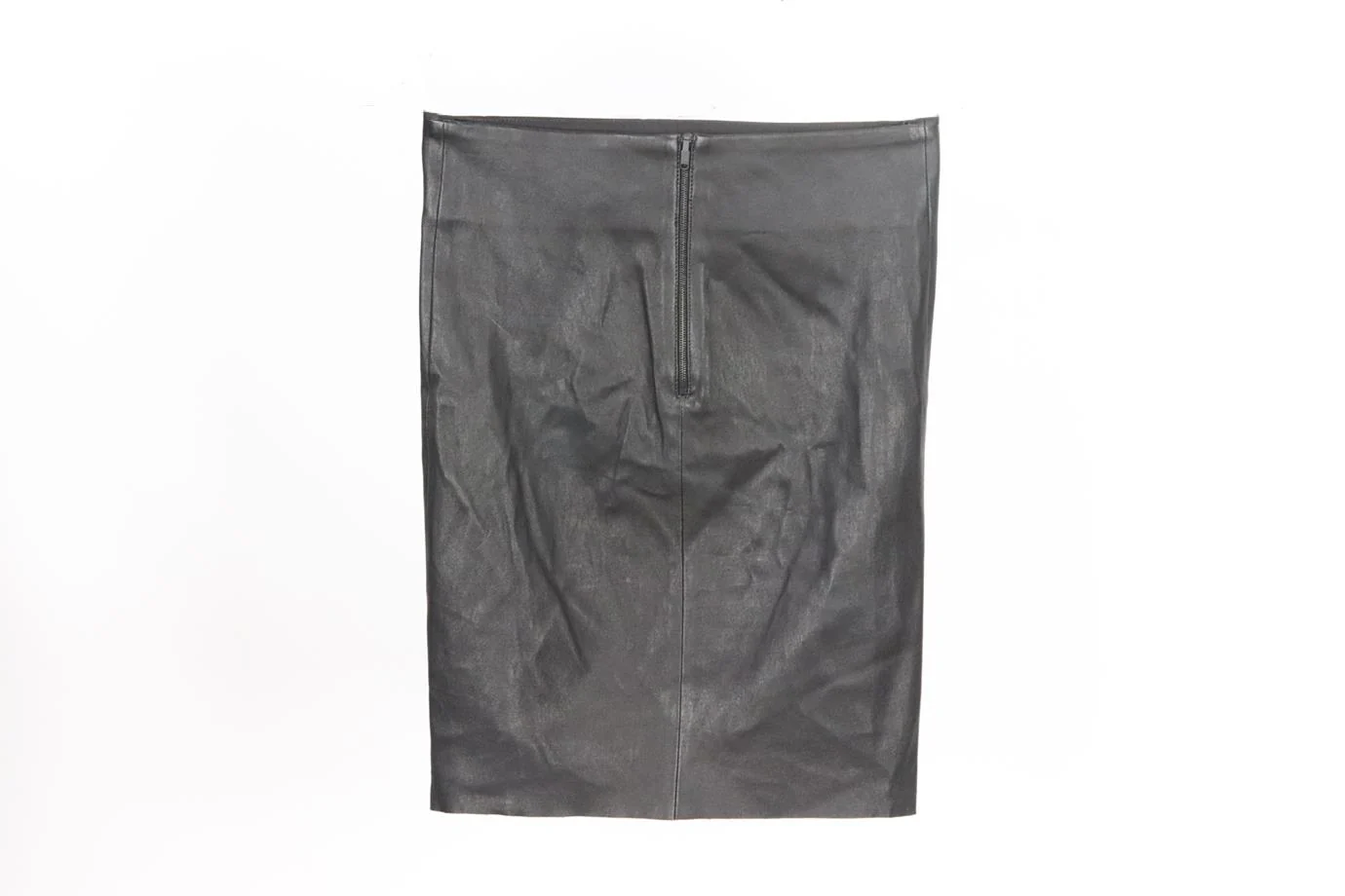 JITROIS STRETCH LEATHER MINI SKIRT FR 34 UK 6 - Image 3