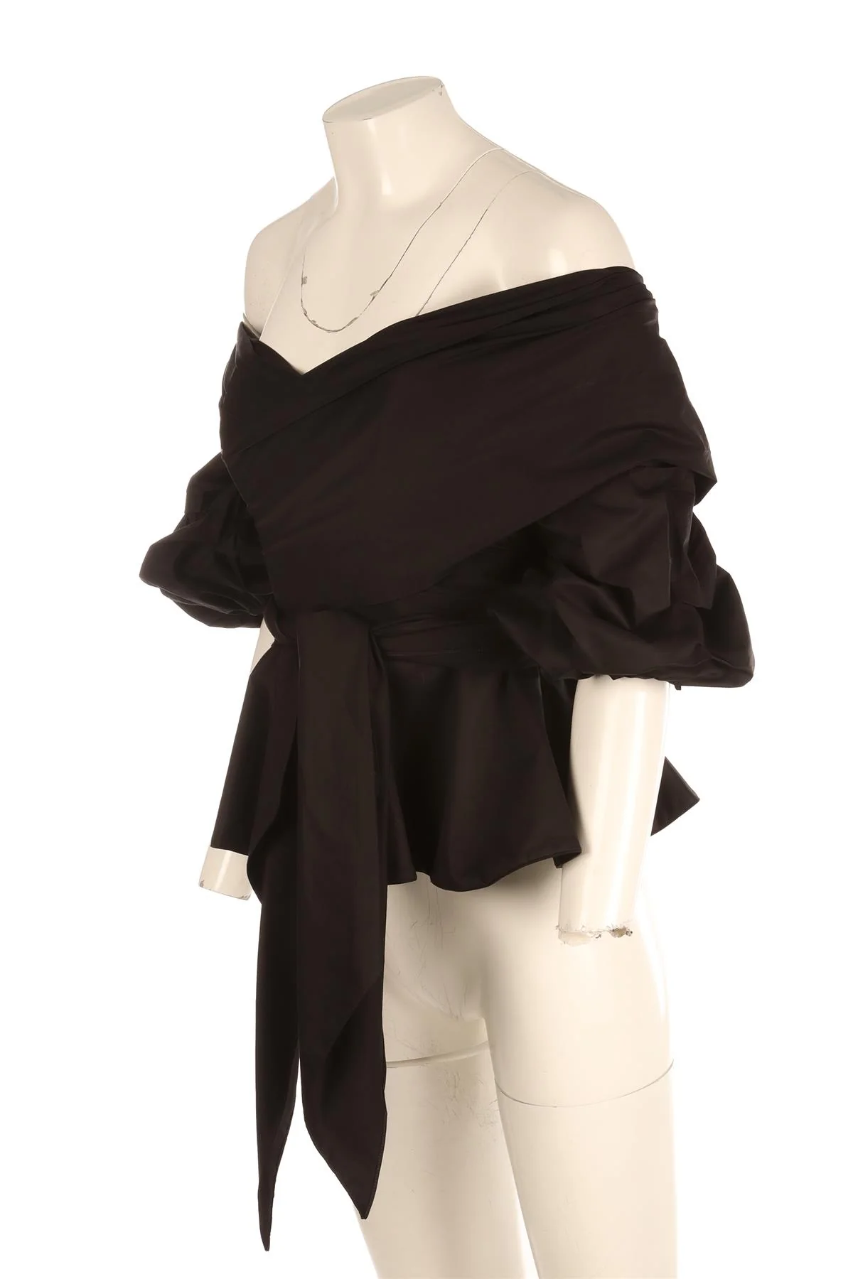 JOHANNA ORTIZ BLACK COTTON TOP US 2 UK 6 - Image 3