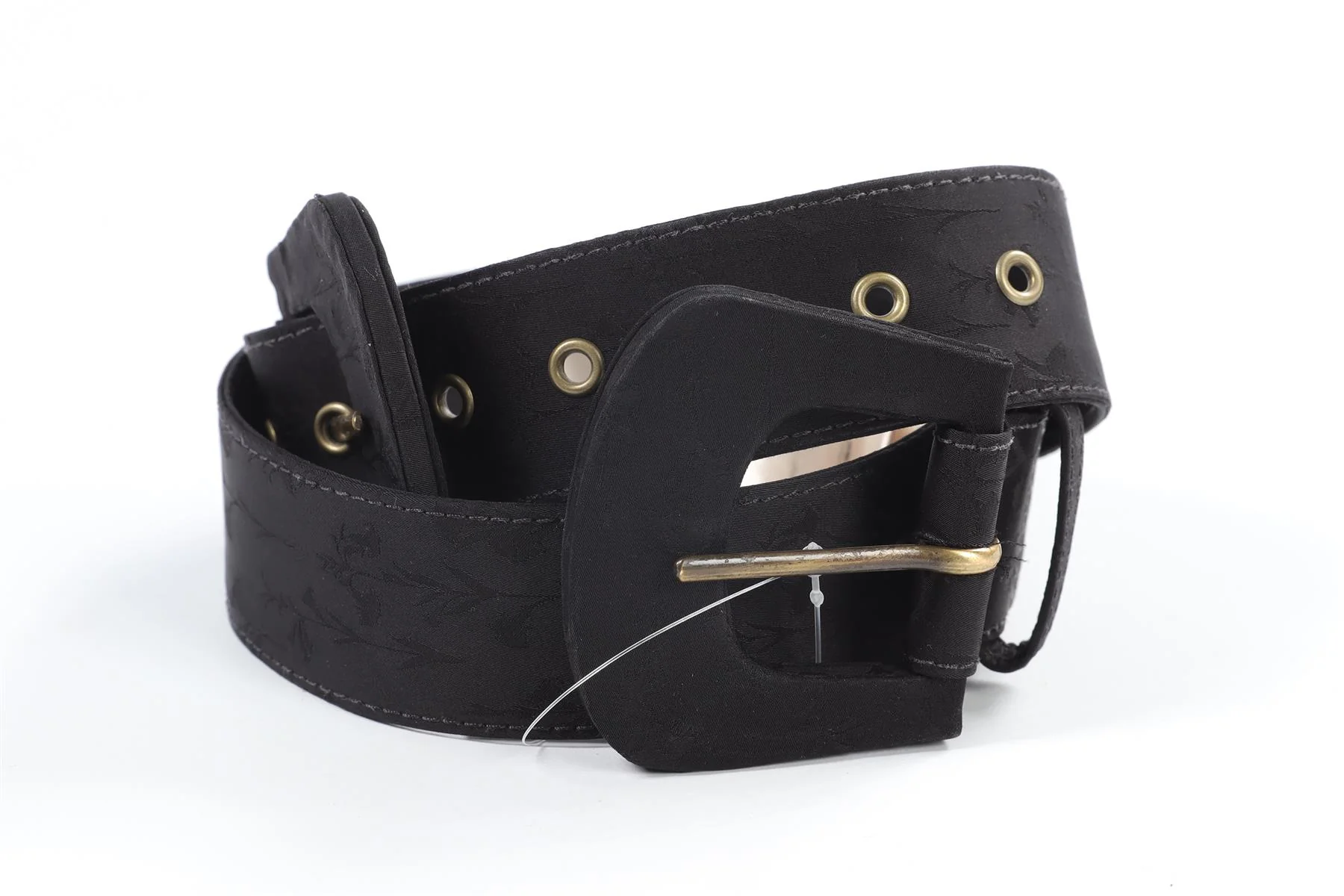 JOHANNA ORTIZ BLACK SATIN WAIST BELT US 6 UK 10 - Image 3