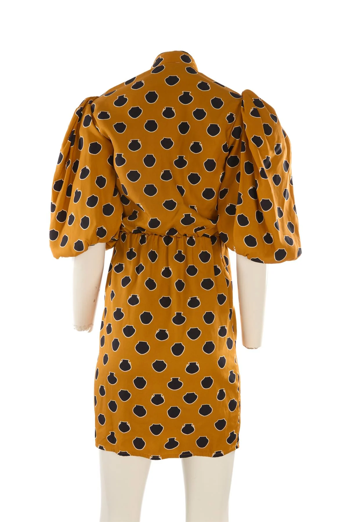 JOHANNA ORTIZ ORANGE WOVEN MINI DRESS US 2 UK 6 - Image 4