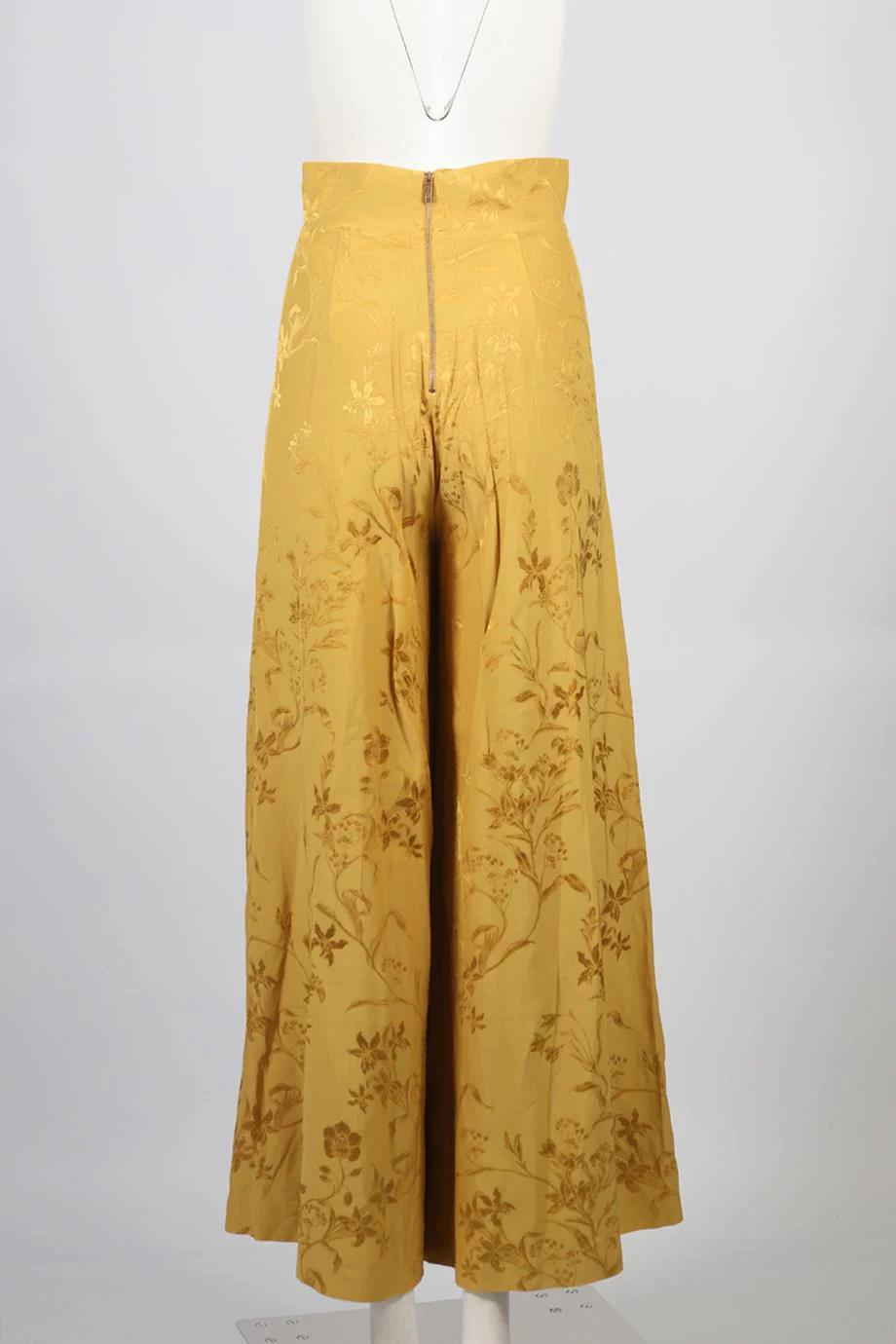 JOHANNA ORTIZ SATIN WIDE LEG PANTS US 2 UK 6 - Image 4