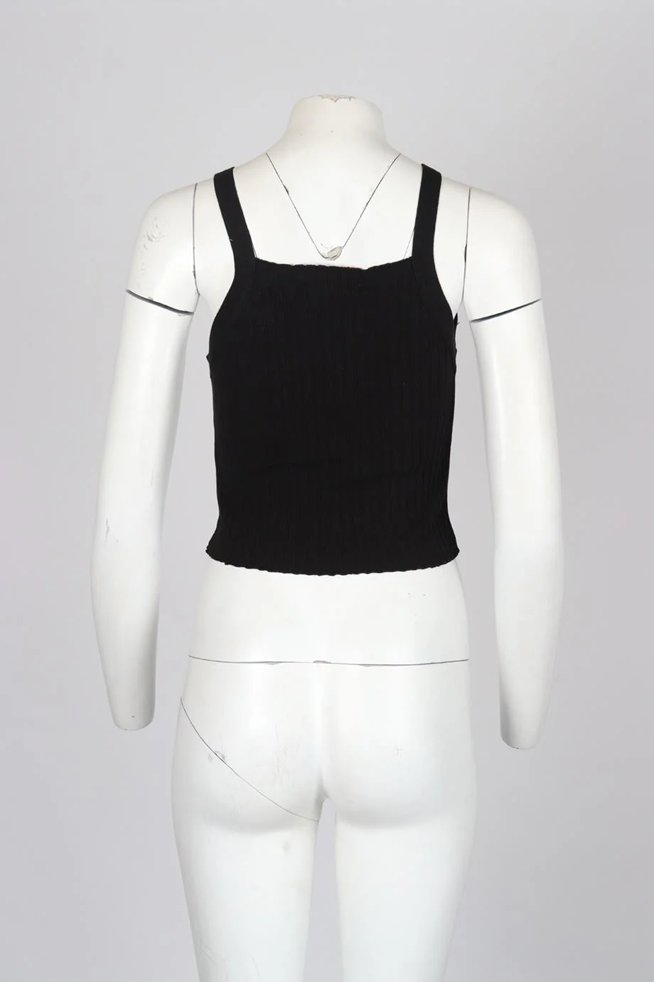 JOHN ELLIOTT CROPPED RIBBED KNIT TOP SMALL - Image 4