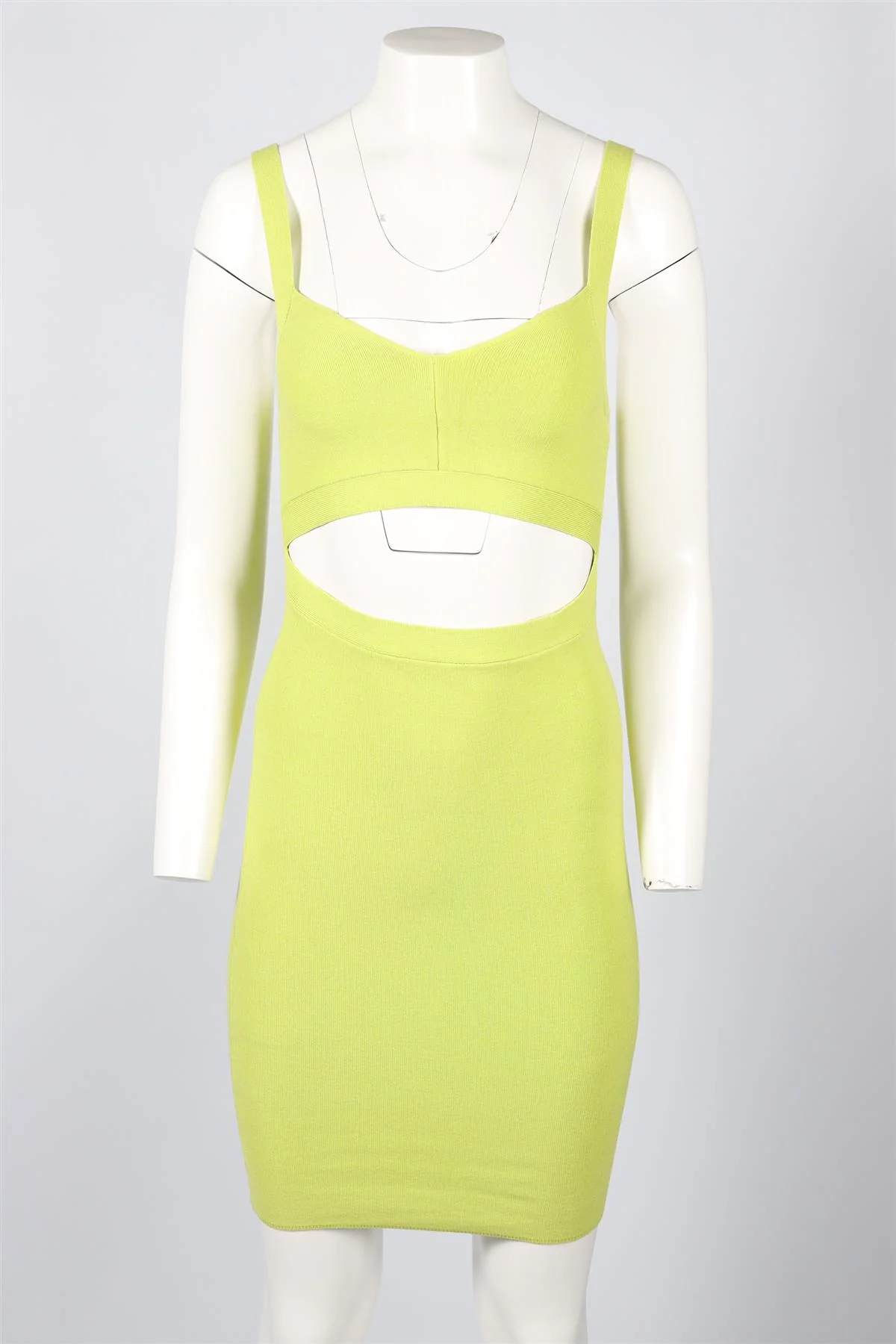 JOHN ELLIOTT GREEN KNIT MINI DRESS UK 8 - Image 2