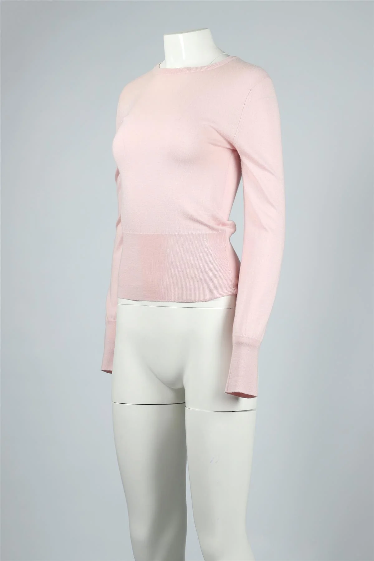 JOHN SMEDLEY + THE VAMPIRE'S WIFE PINK CASHMERE BLEND SWEATER SMALL - Image 3