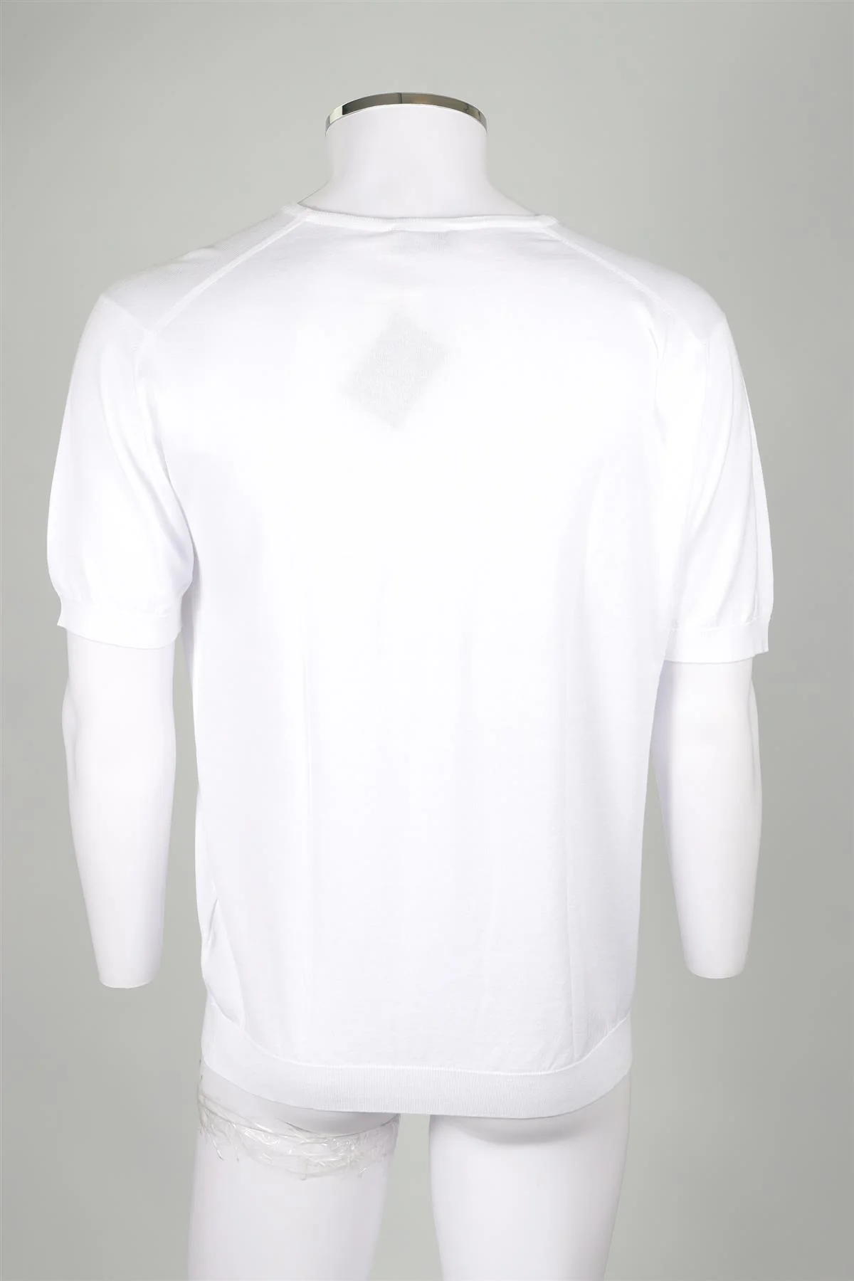 JOHN SMEDLEY WHITE MENS T-SHIRT LARGE - Image 4