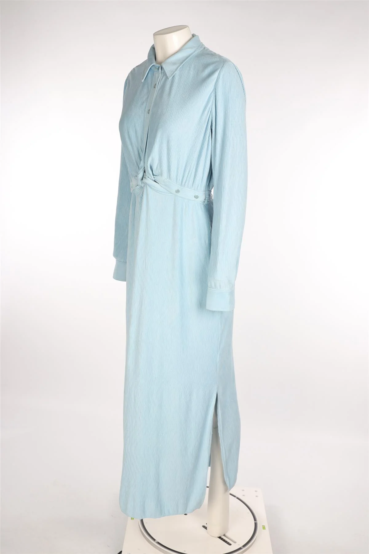 JOHNATHON SIMKHAI BLUE POLYESTER MAXI DRESS MEDIUM - Image 3