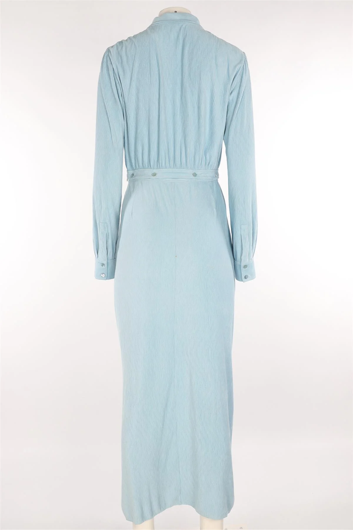 JOHNATHON SIMKHAI BLUE POLYESTER MAXI DRESS MEDIUM - Image 4