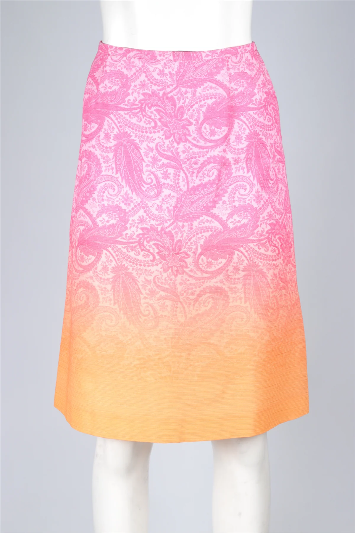 JONATHAN SAUNDERS PINK VISCOSE SKIRT IT 42 UK 10 - Image 2
